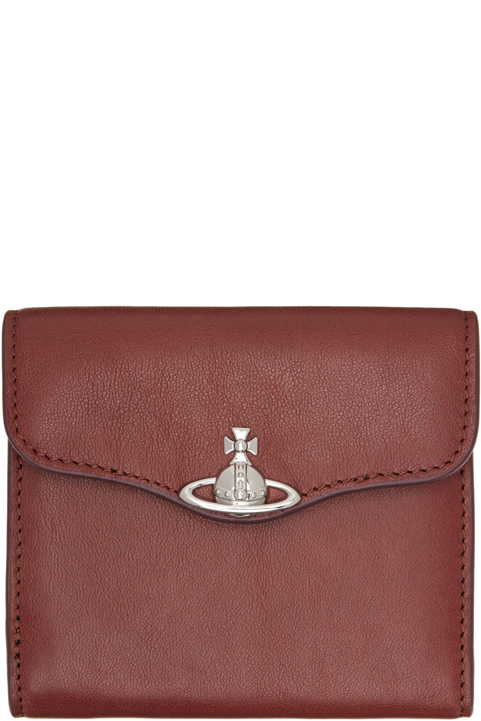 Vivienne Westwood - Burgundy Hunter Flap Wallet