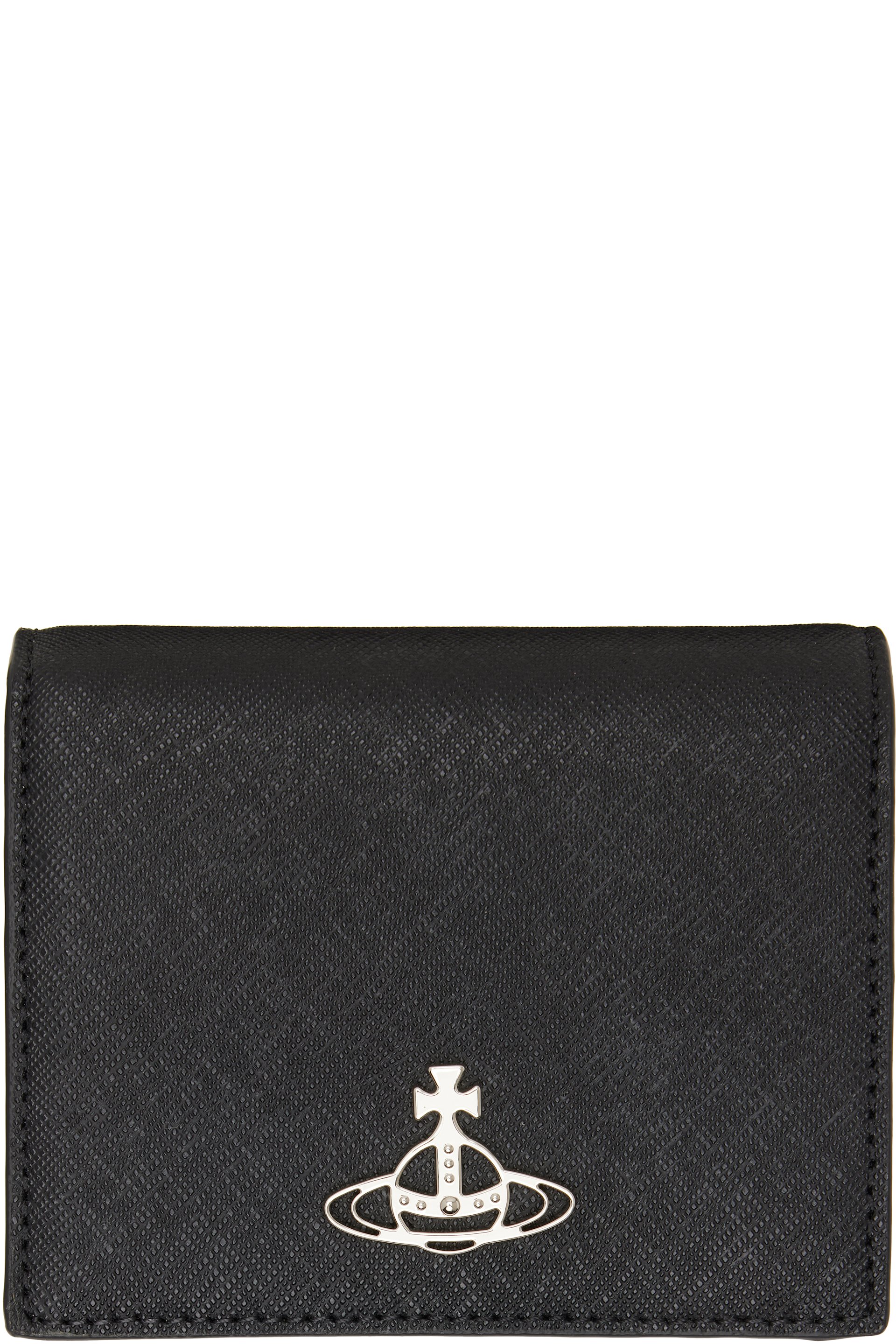 Vivienne Westwood - Portefeuille noir en cuir