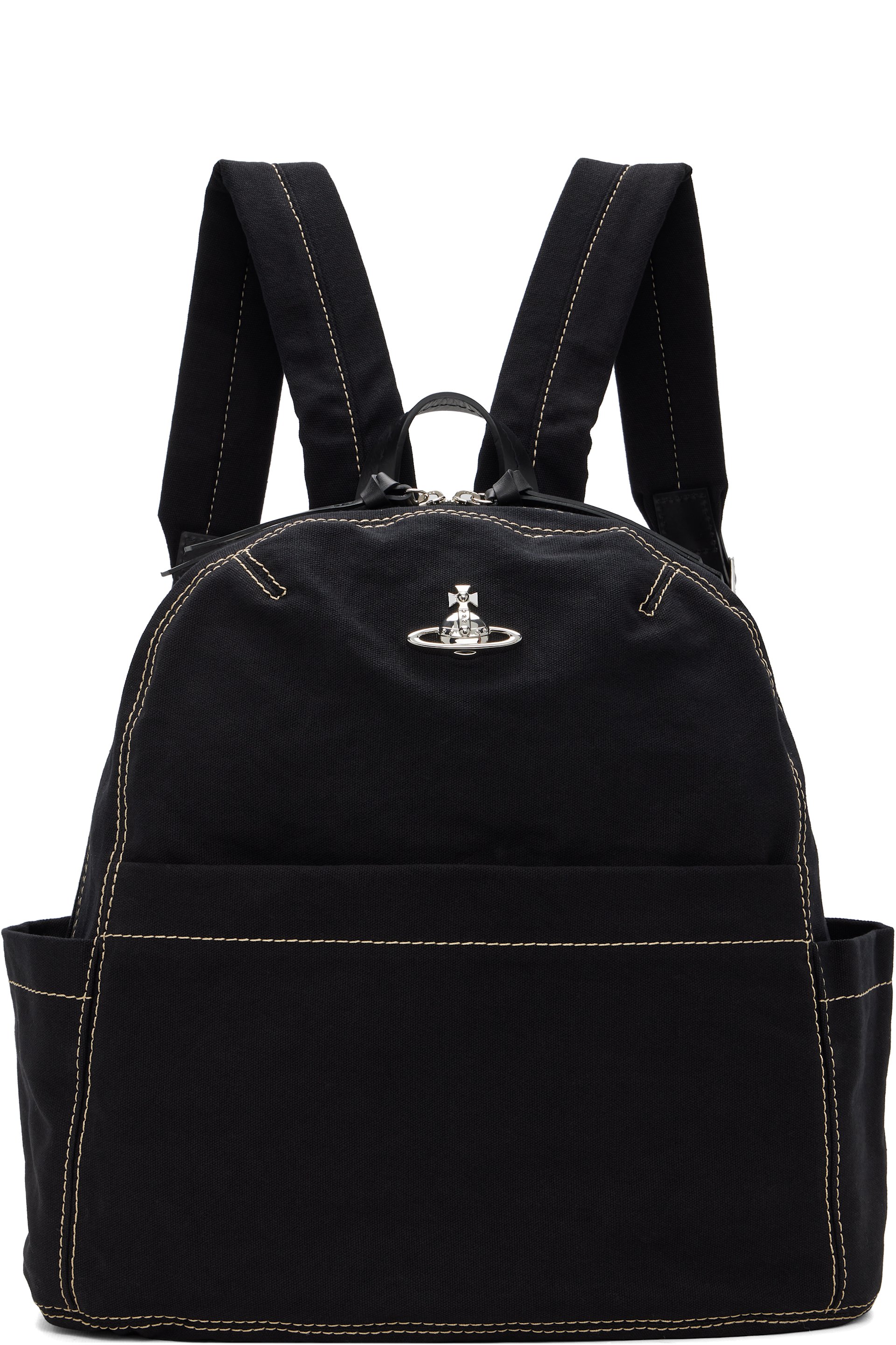 Vivienne Westwood - Black George Medium Backpack