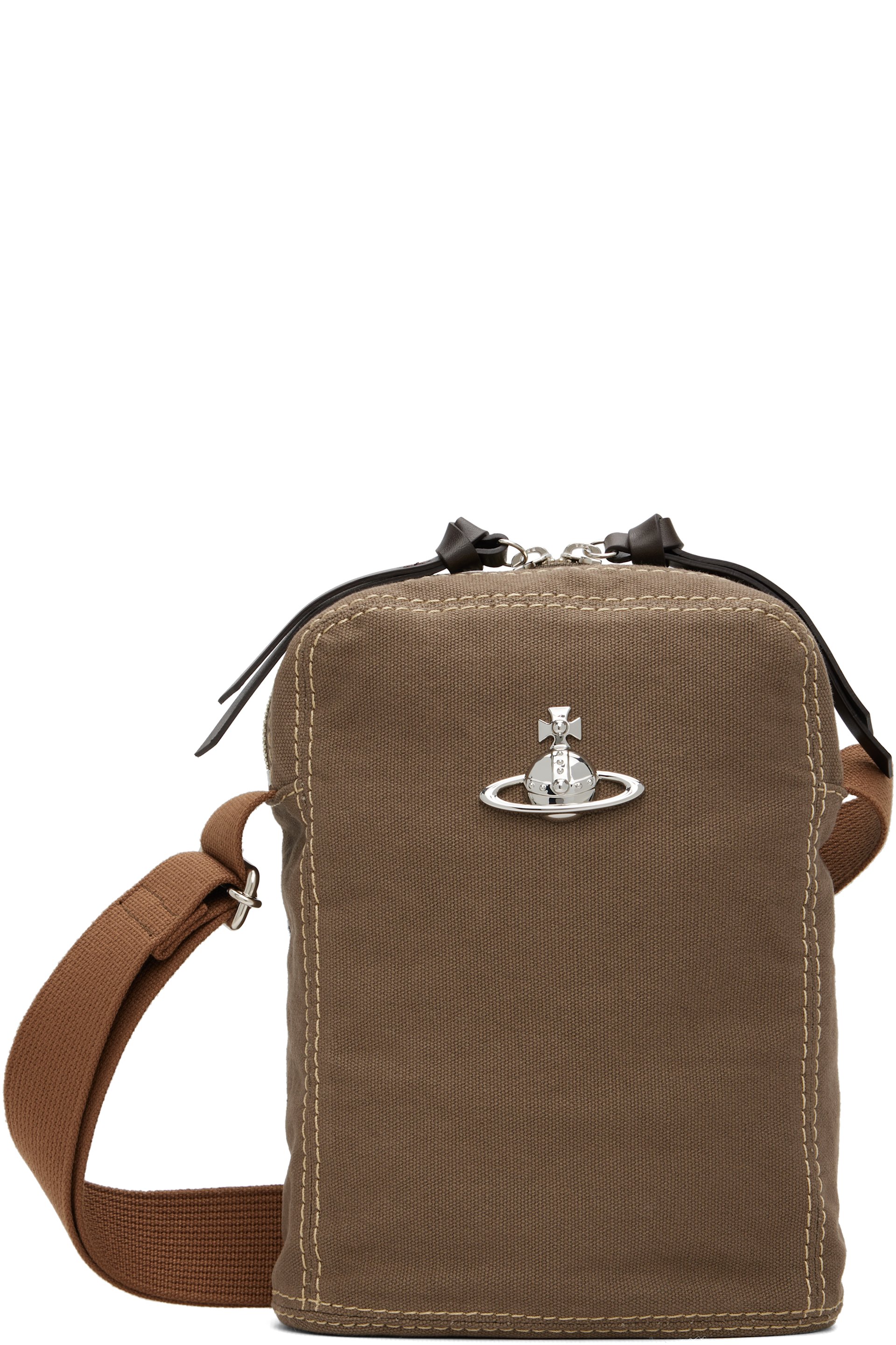 Vivienne Westwood - Khaki Luke Crossbody Bag