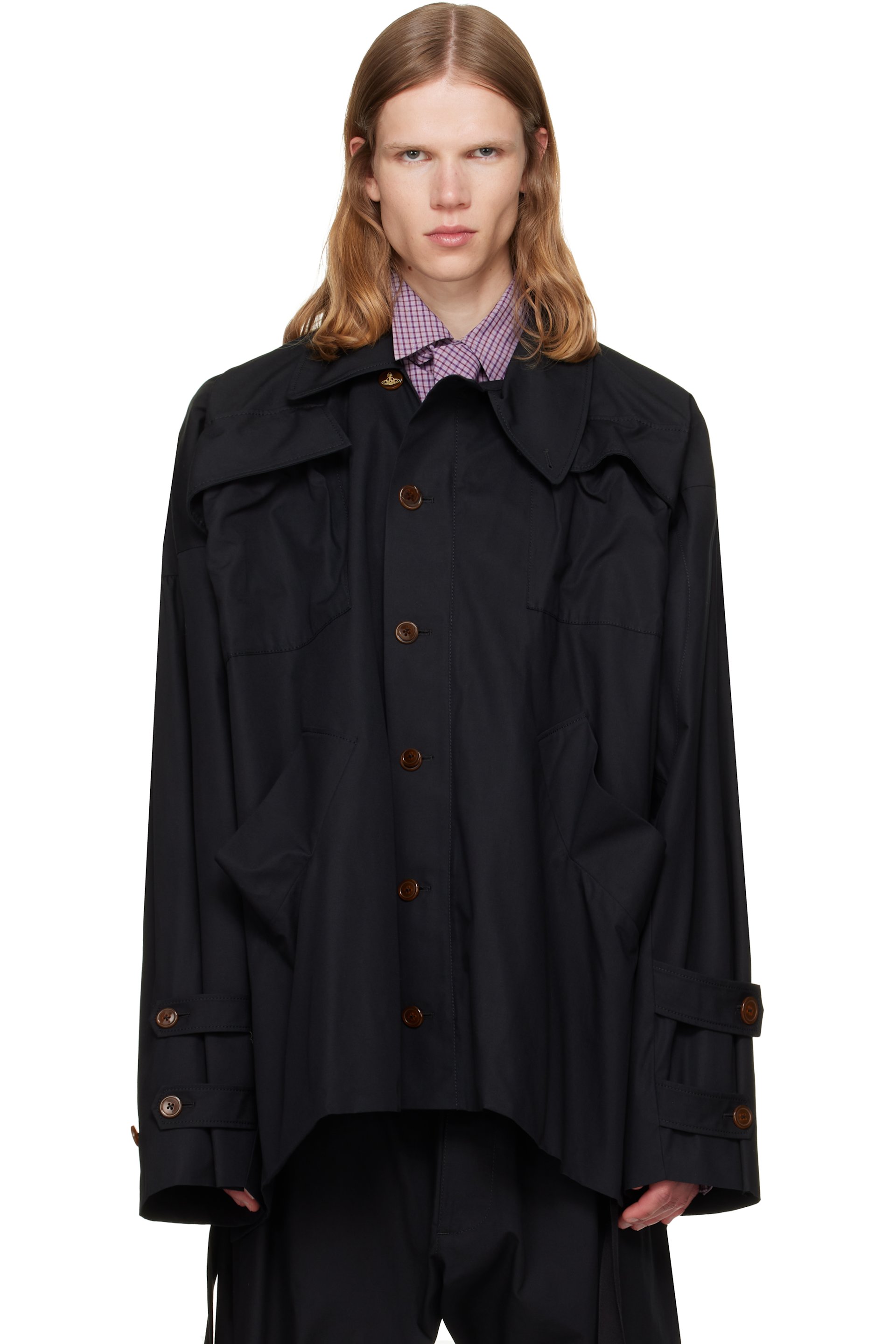 Vivienne Westwood - Black Asymmetric Over Jacket