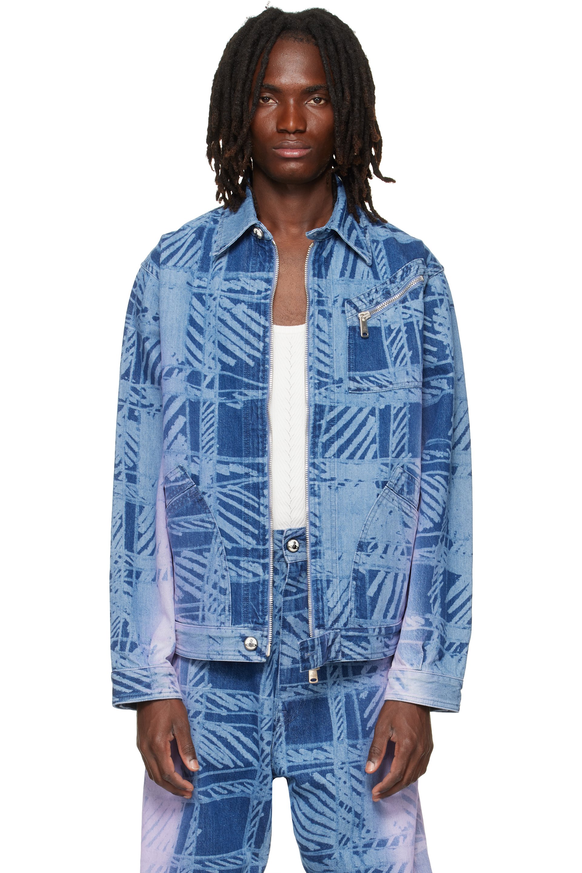 Vivienne Westwood - Blue Piranha Denim Jacket