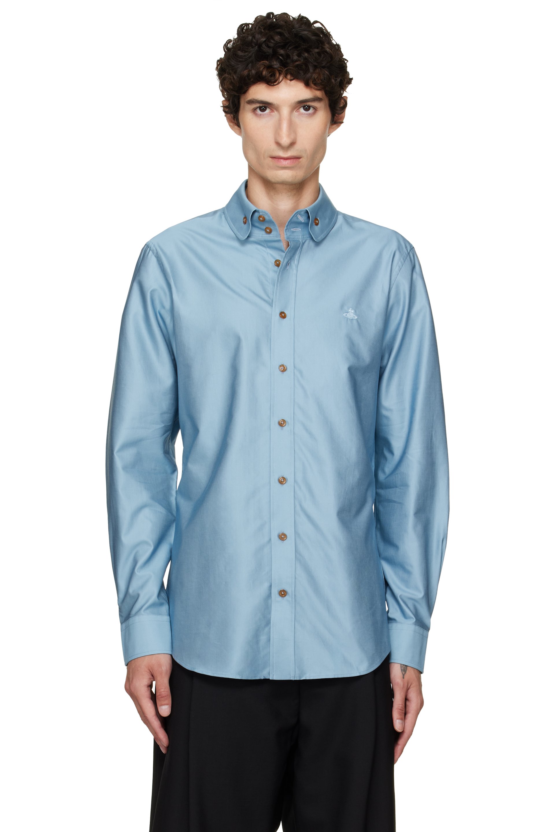 Vivienne Westwood - Blue Two Button Krall Shirt