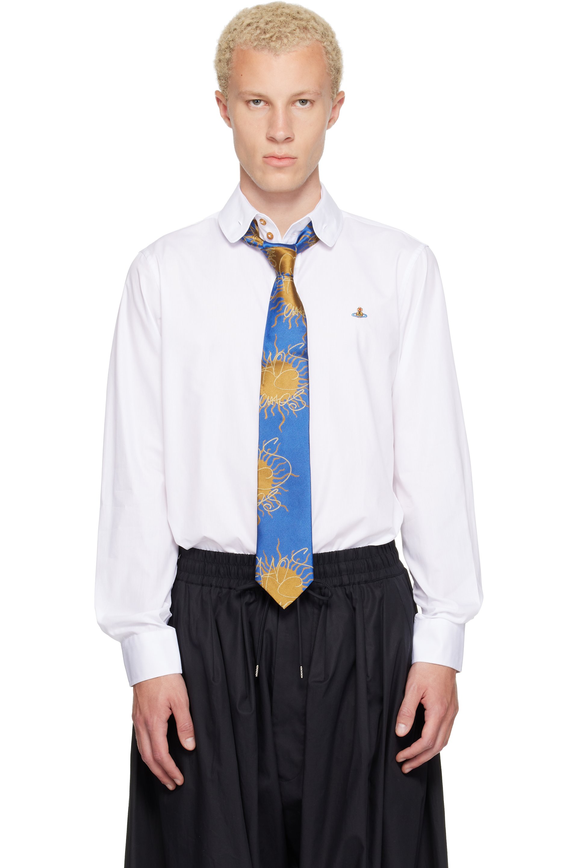 Vivienne Westwood - White Two Button Krall Shirt