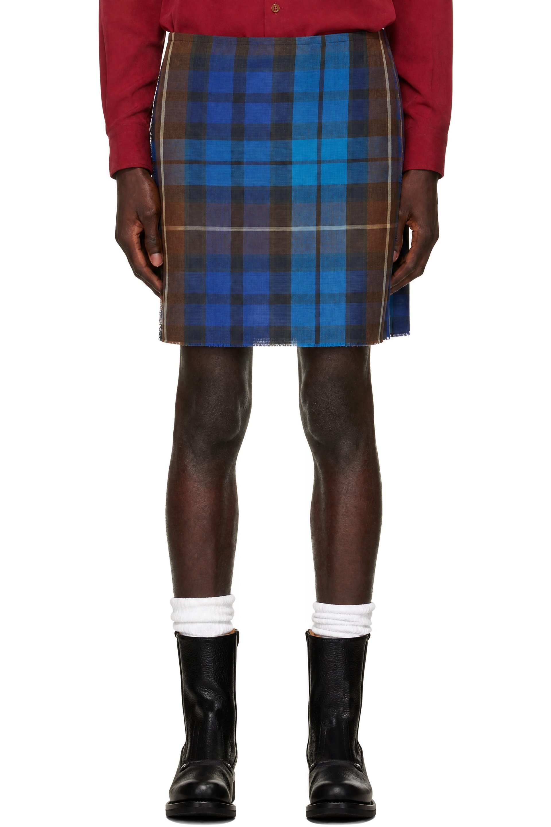 Vivienne Westwood - Blue Tartan Check Kilt
