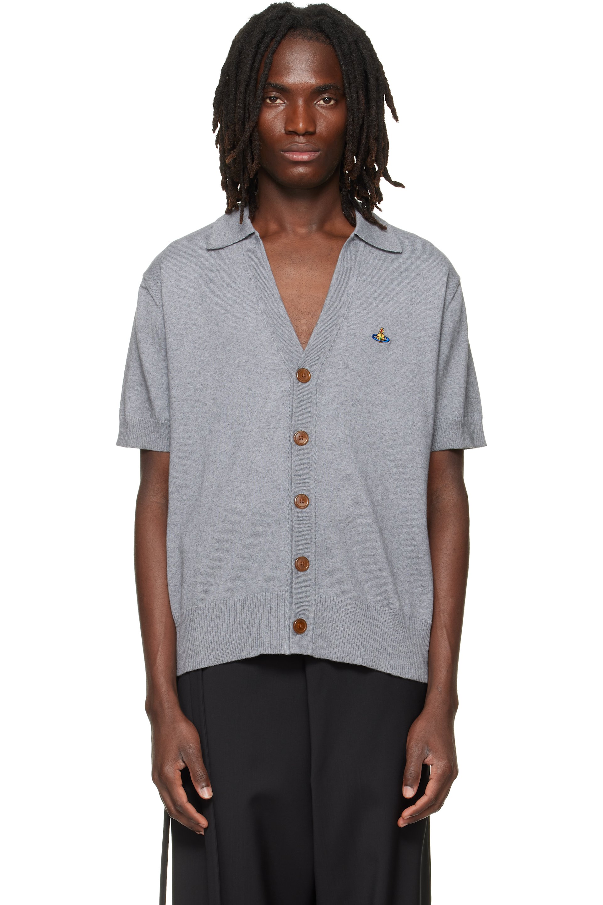 Vivienne Westwood - Gray Polo Cardigan