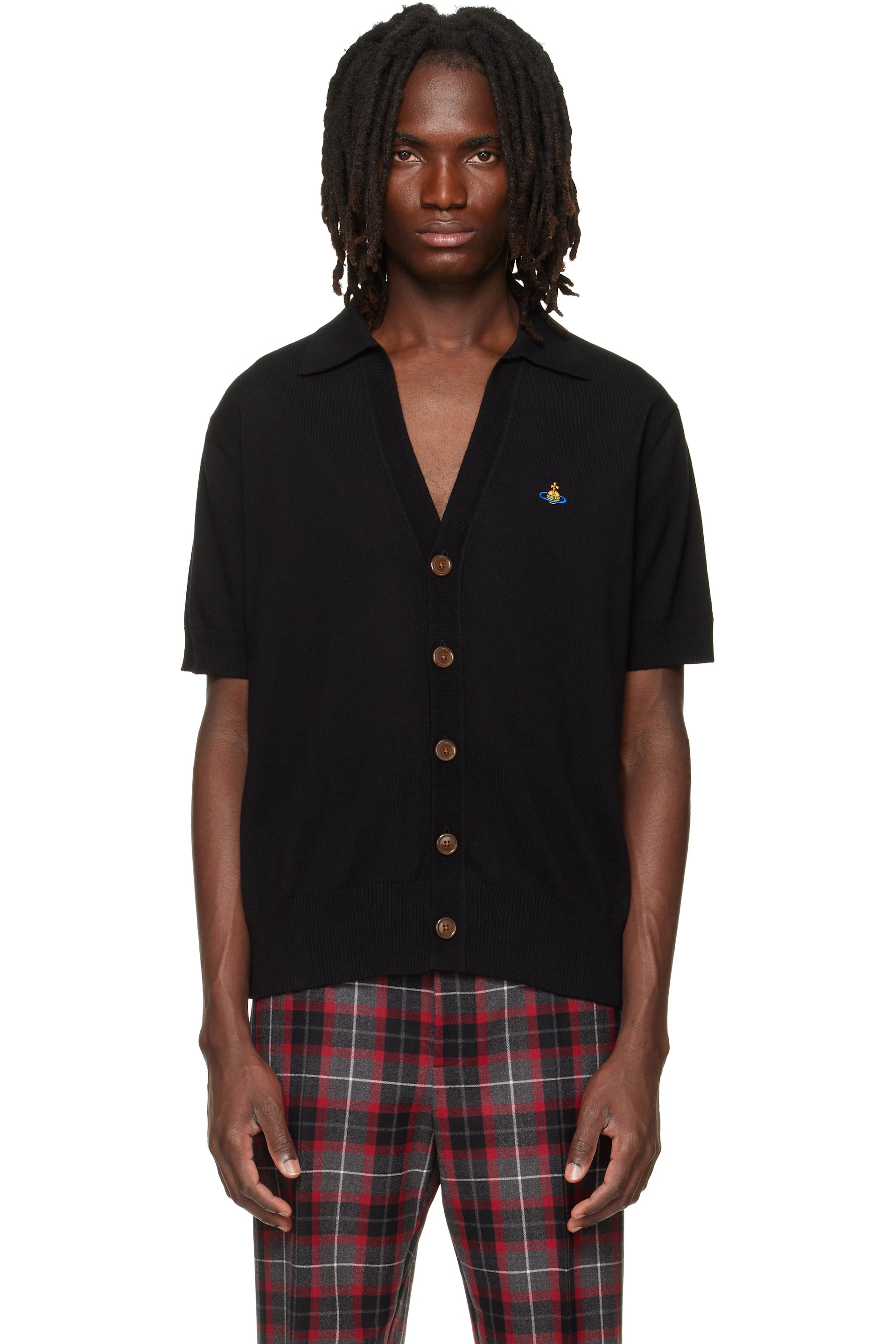 Vivienne Westwood - Black Polo Cardigan