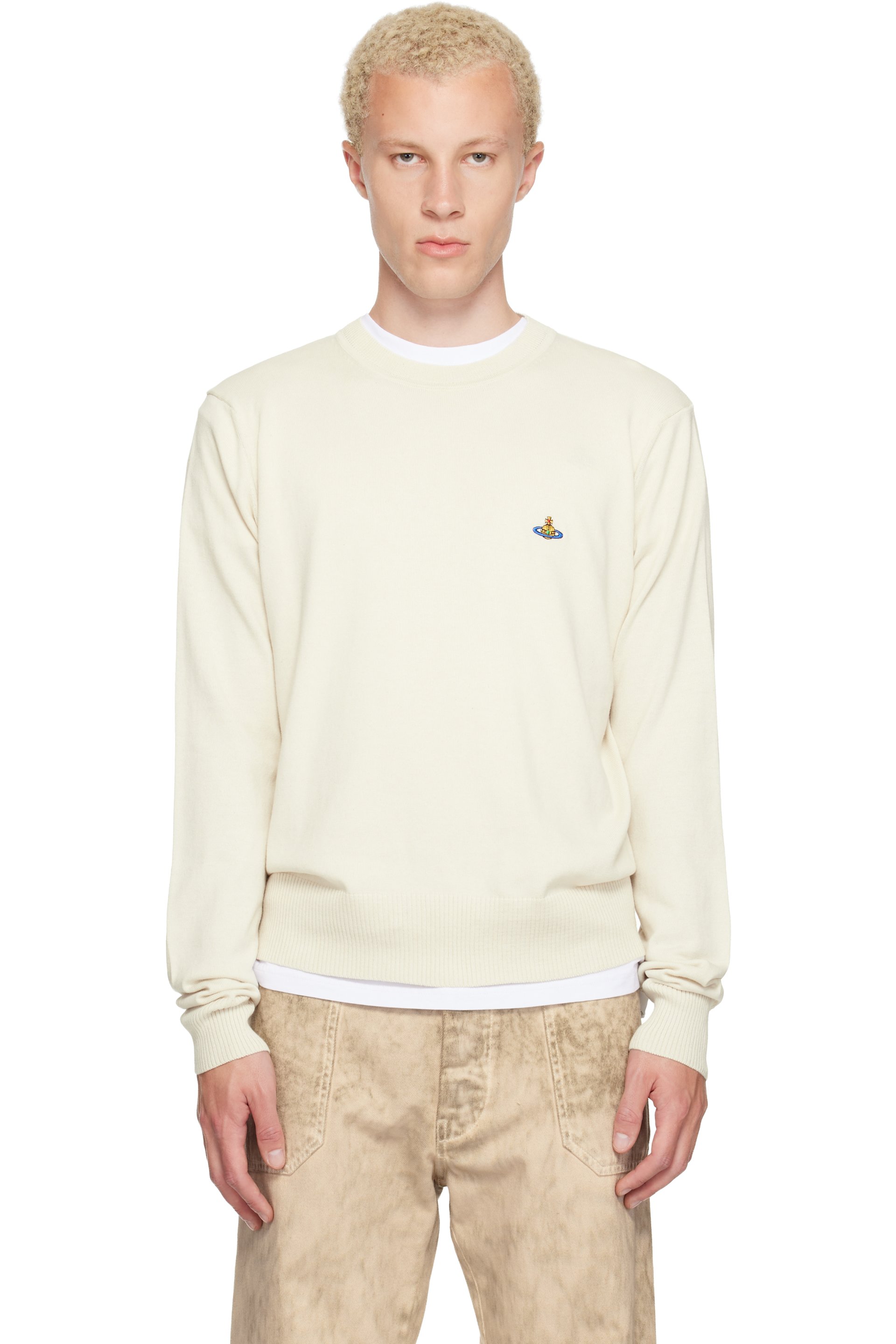 Vivienne Westwood - Off-White Alex Round Neck Sweater