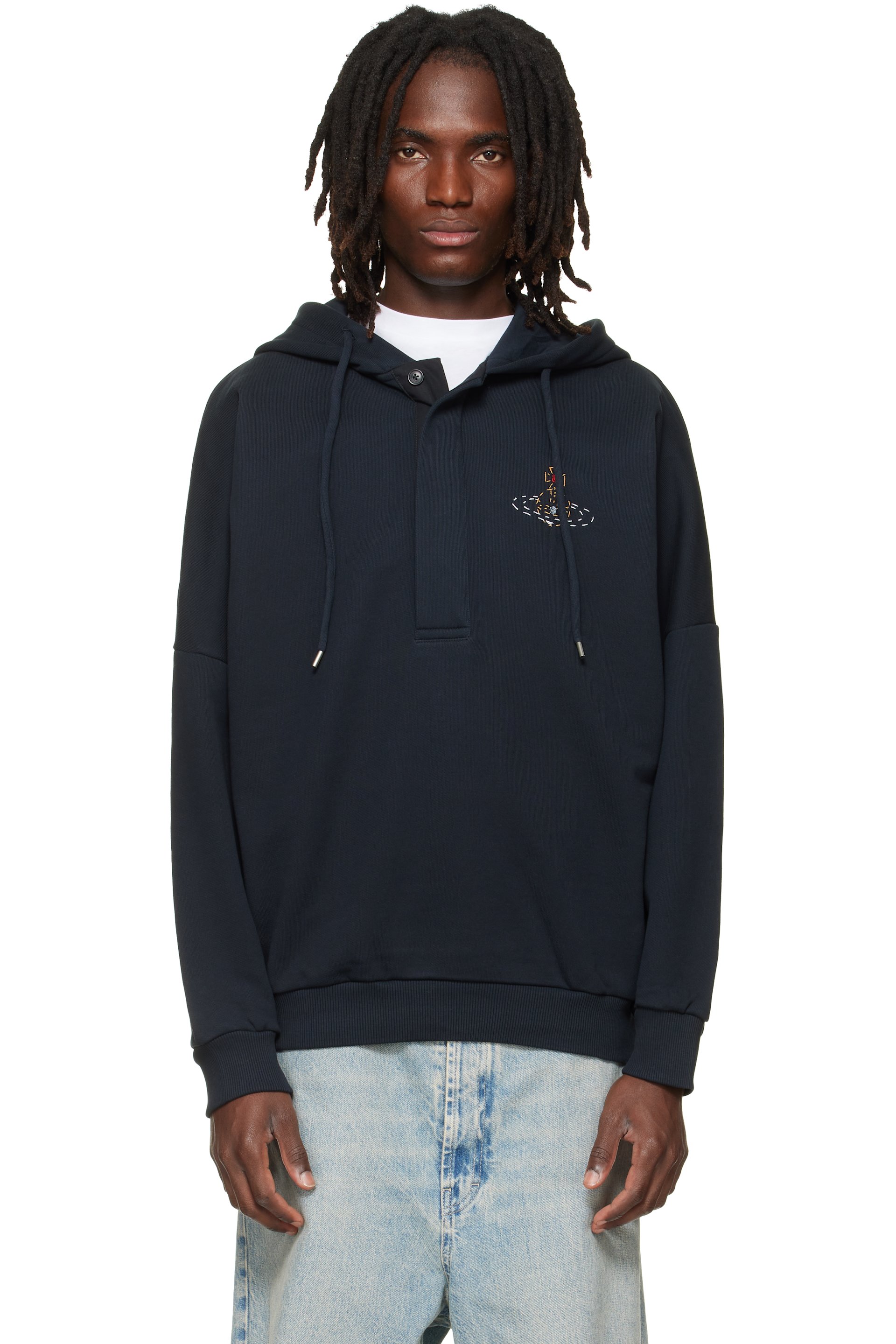 Vivienne Westwood - Navy Batwing Hoodie