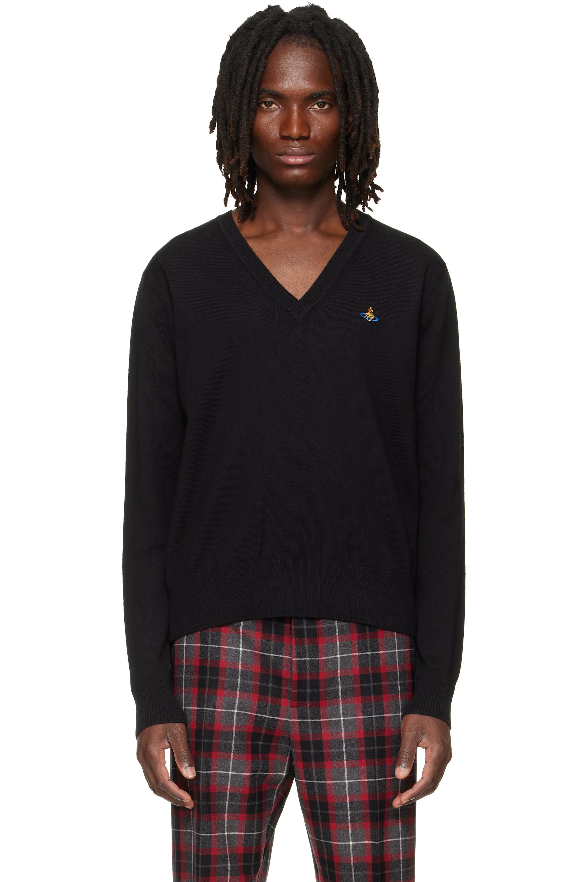 Vivienne Westwood - Black Mark V-Neck Sweater