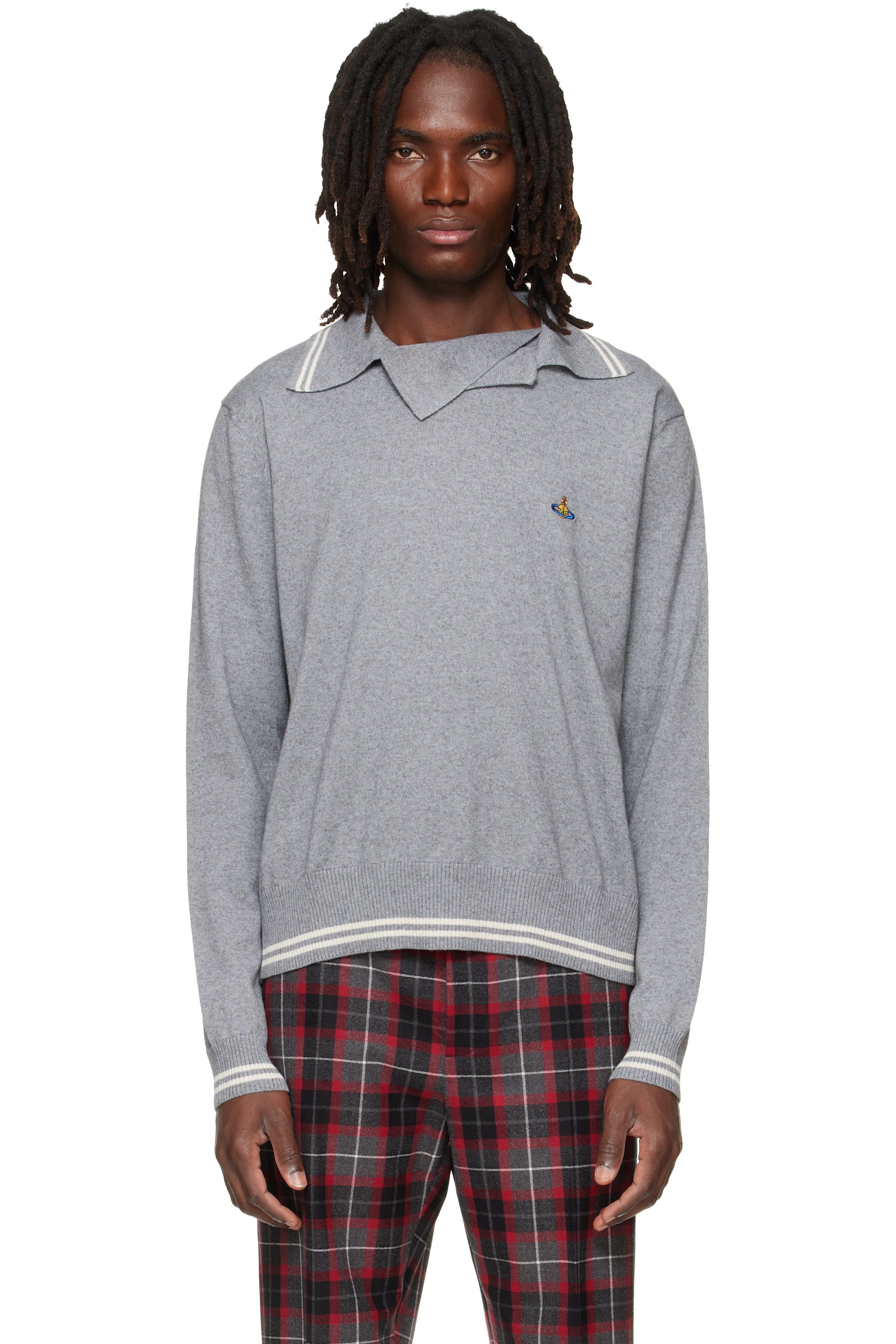 Vivienne Westwood - Gray Doubletake Polo