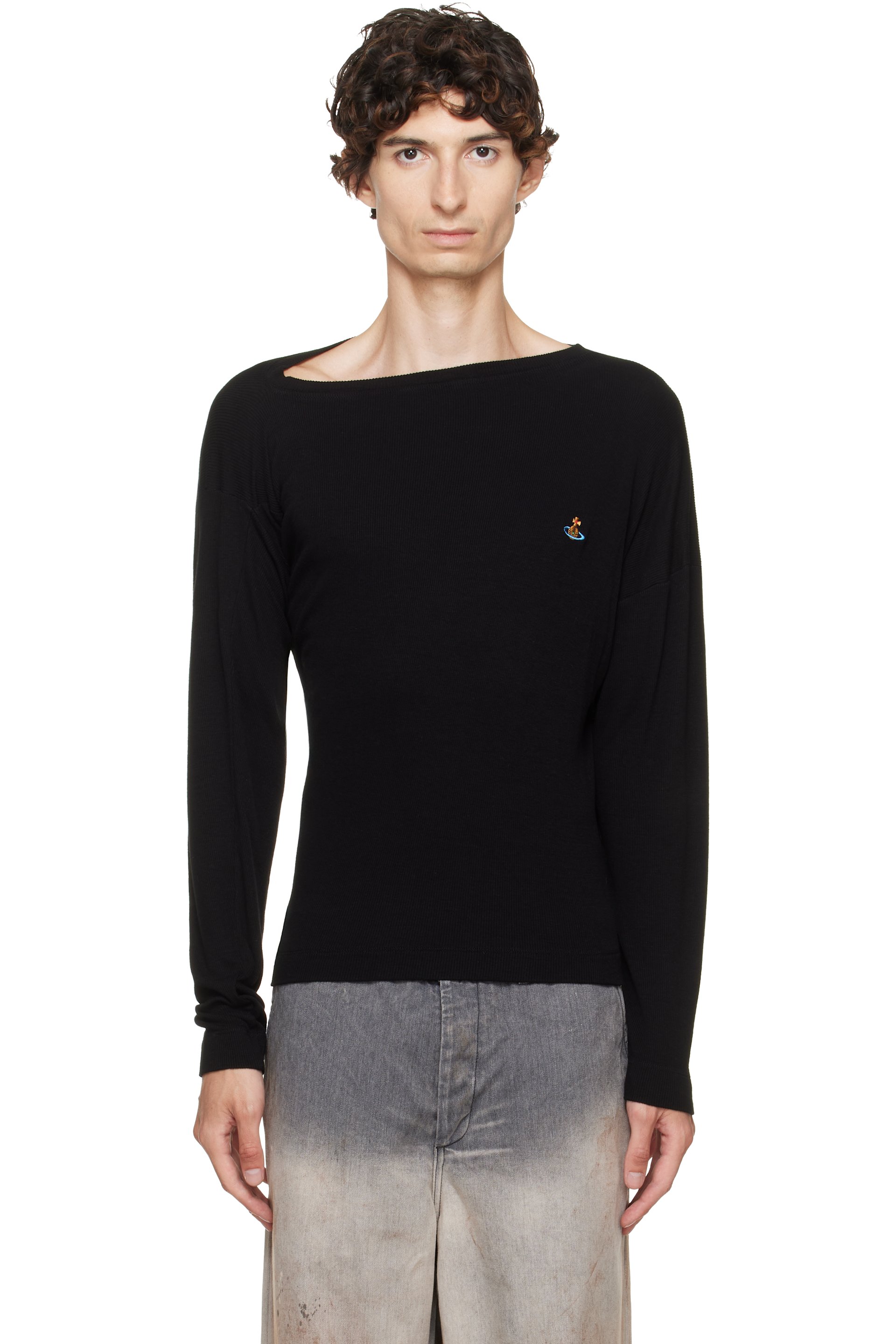 Vivienne Westwood - Black Long Sleeve Hebo T-shirt