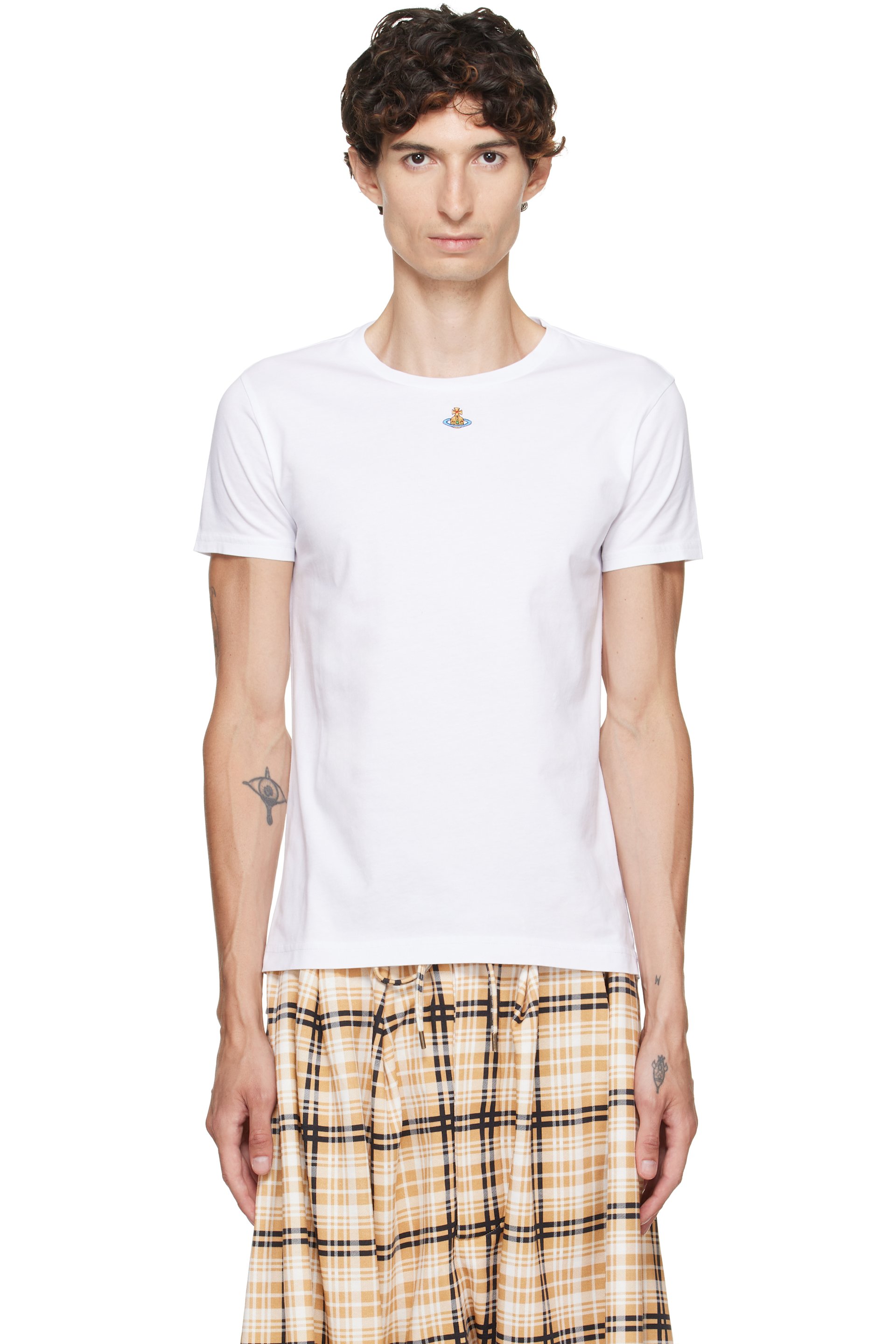 Vivienne Westwood - T-shirt Peru blanc à orbe