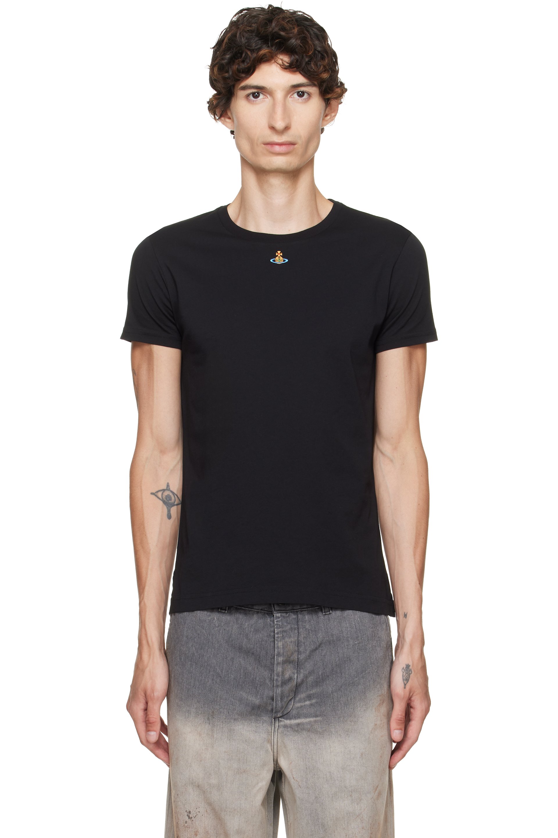 Vivienne Westwood - T-shirt Peru noir à orbe