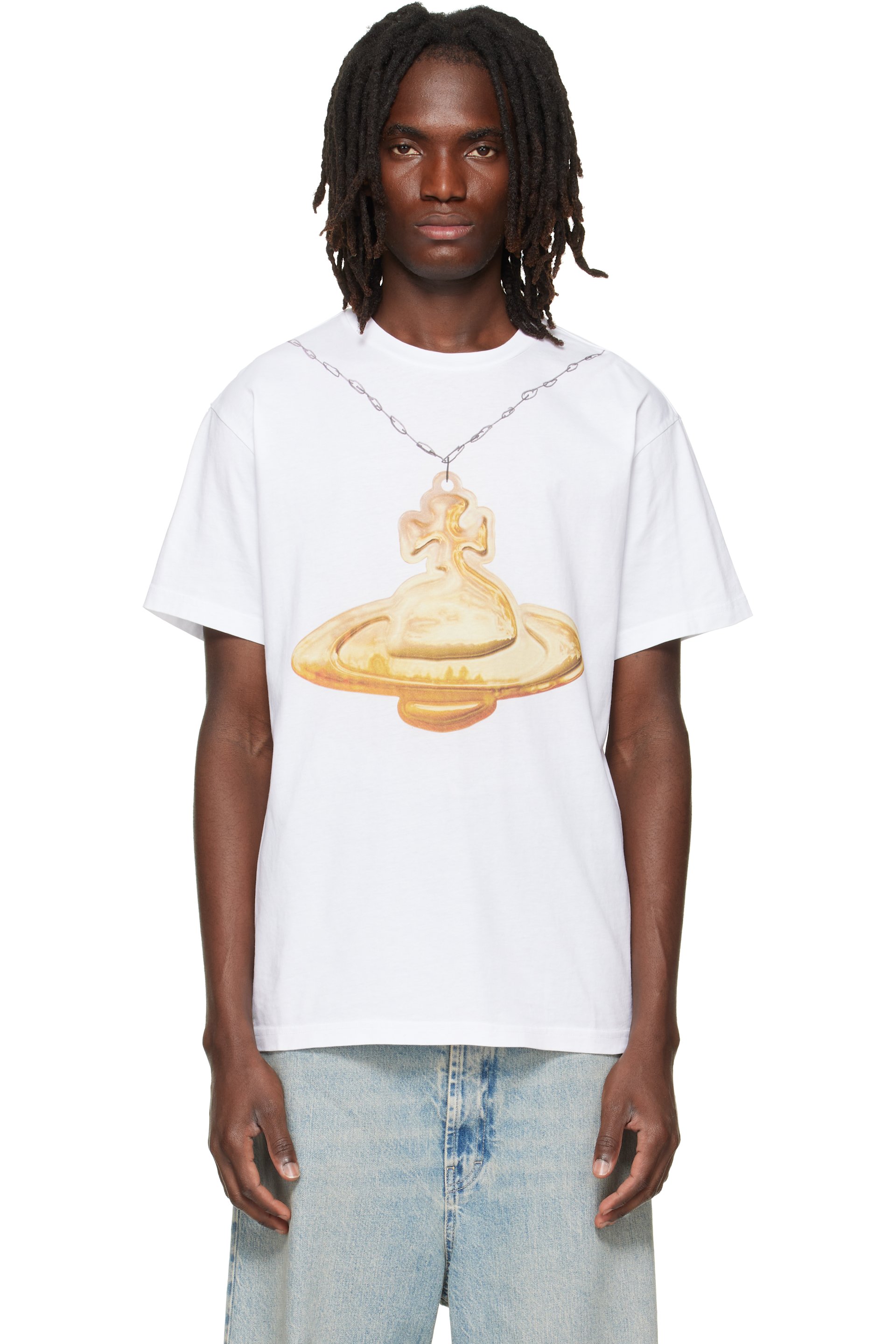 Vivienne Westwood - White Gold Orb Classic T-shirt