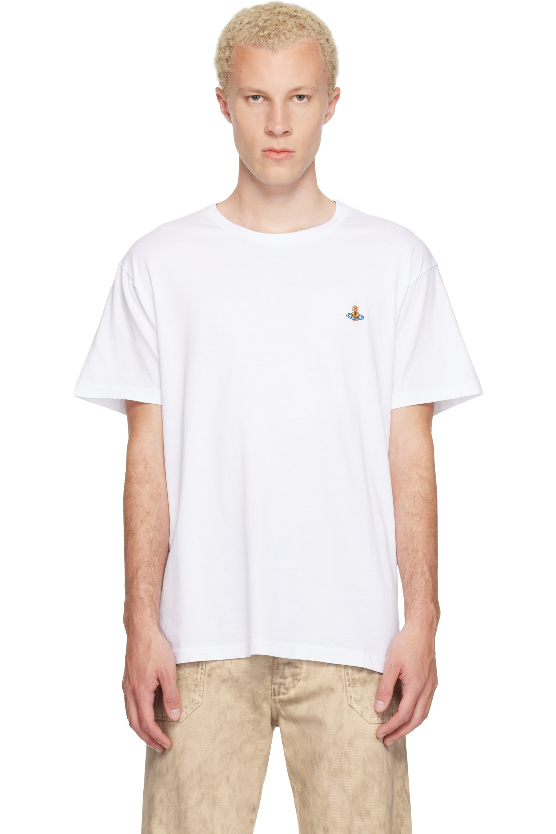 Vivienne Westwood - White Classic Multicolor Orb T-shirt