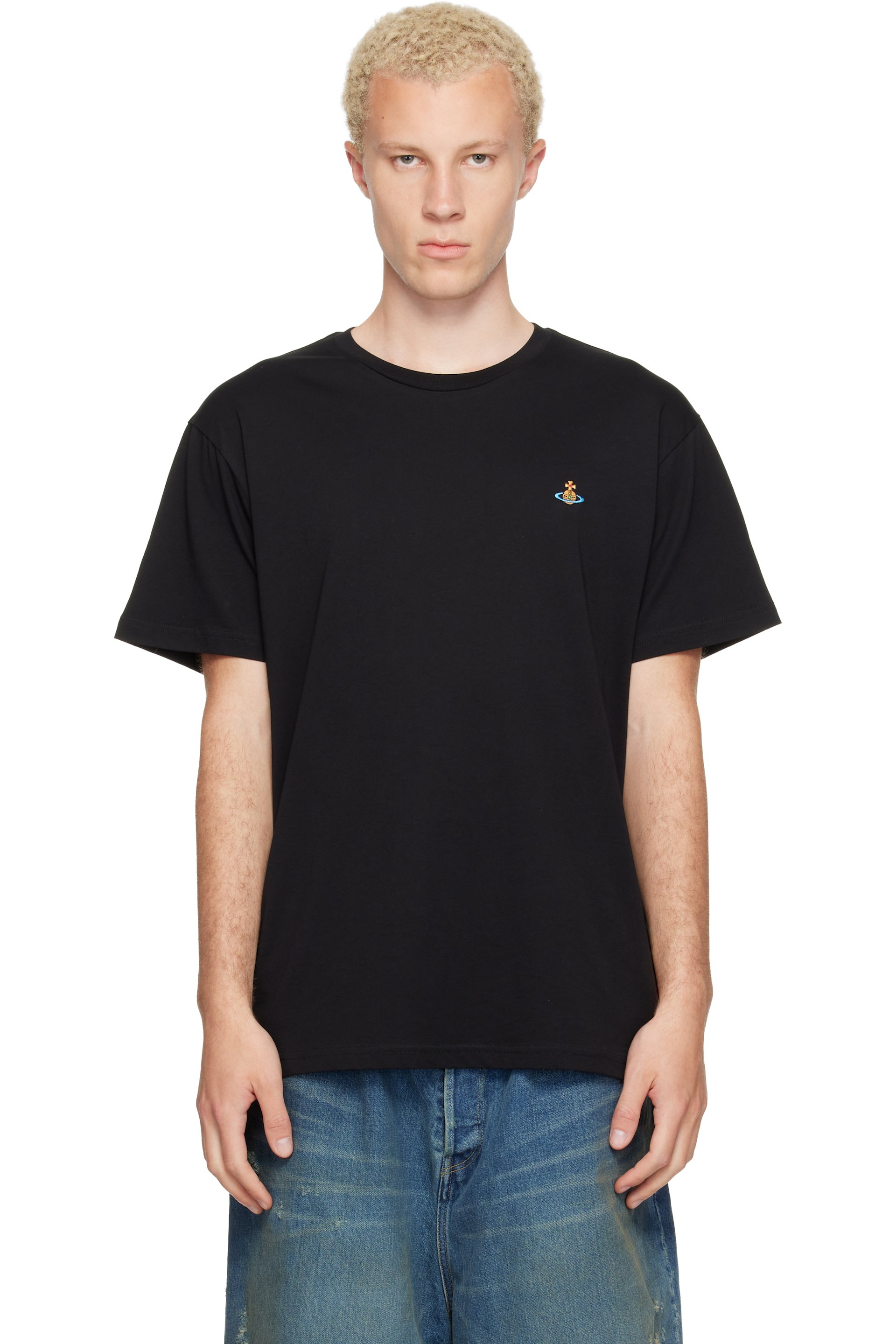 Vivienne Westwood - Black Classic Multicolor Orb T-shirt