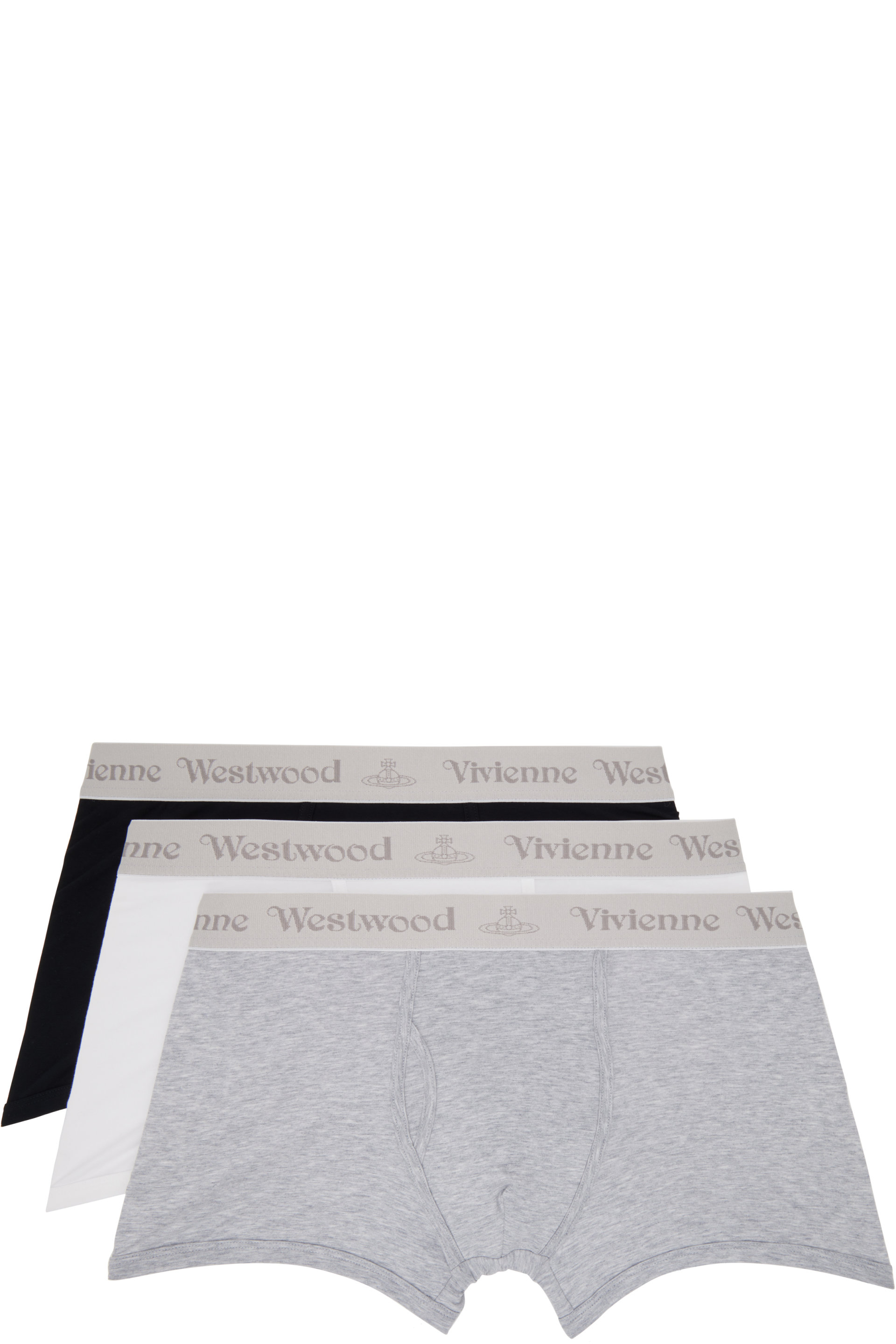 Vivienne Westwood - Three-Pack Multicolor Cotton Boxer Briefs
