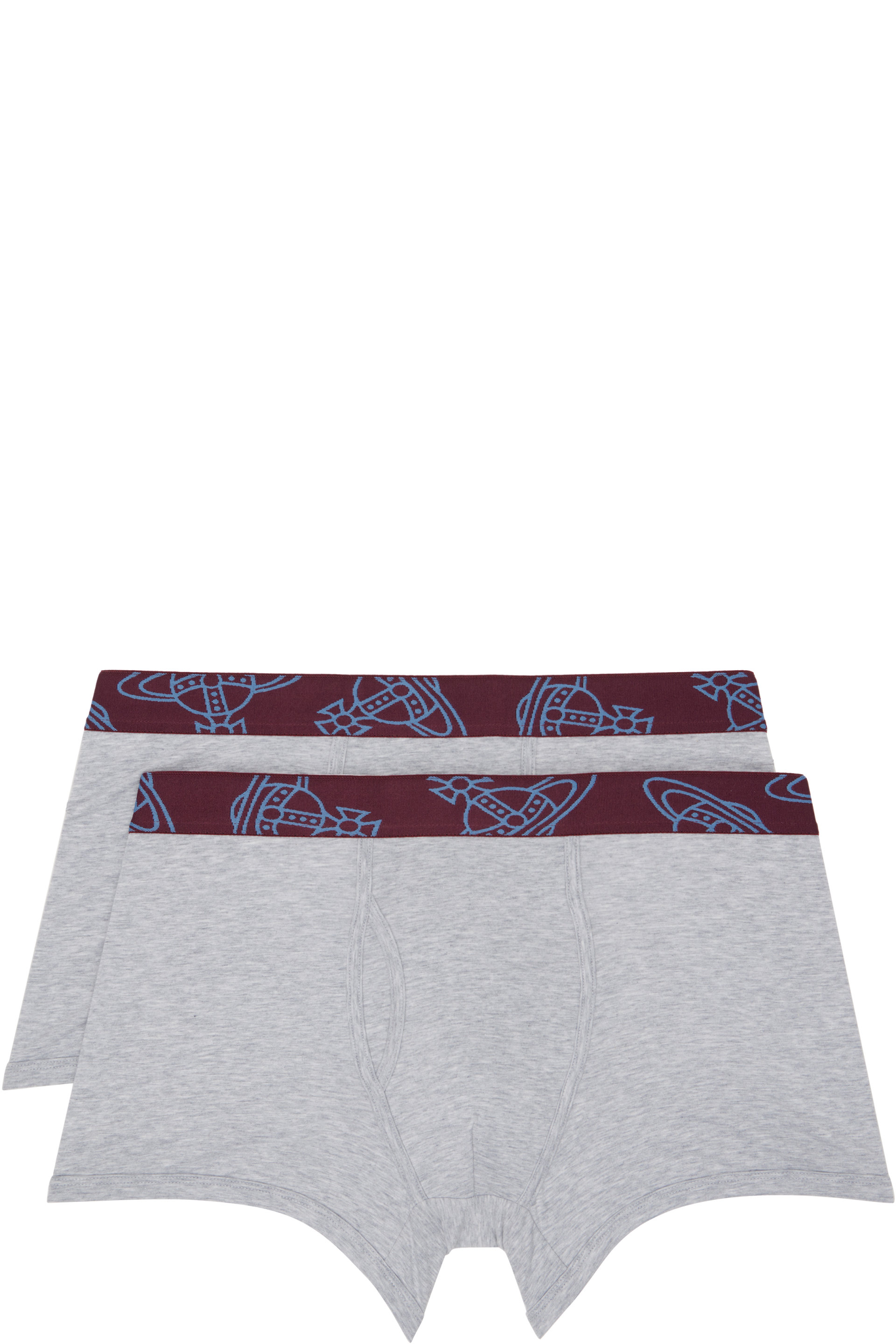 Vivienne Westwood - Two-Pack Gray Cotton Boxer Briefs