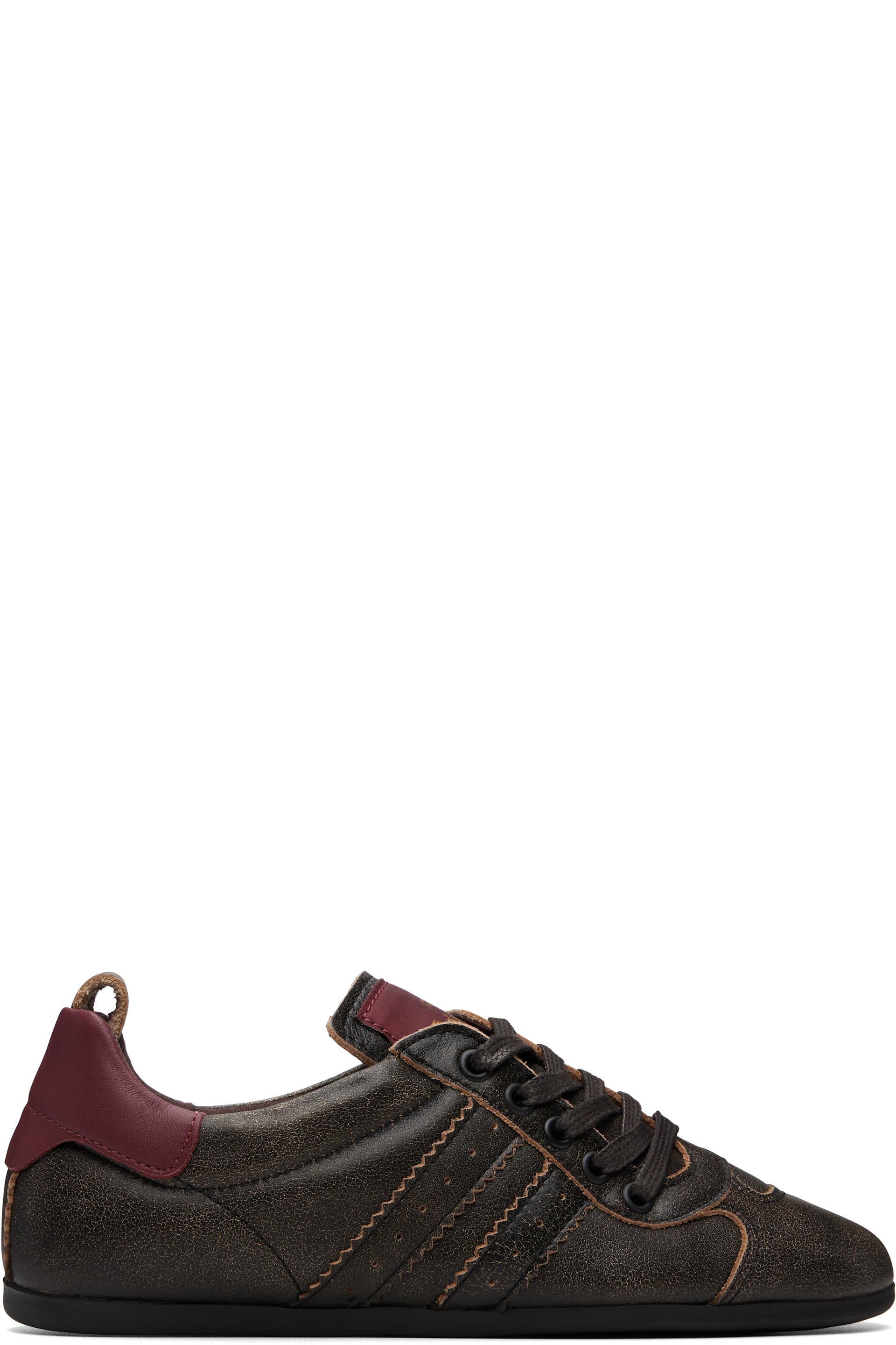 Vivienne Westwood - Brown & Burgundy Drunken Sneakers