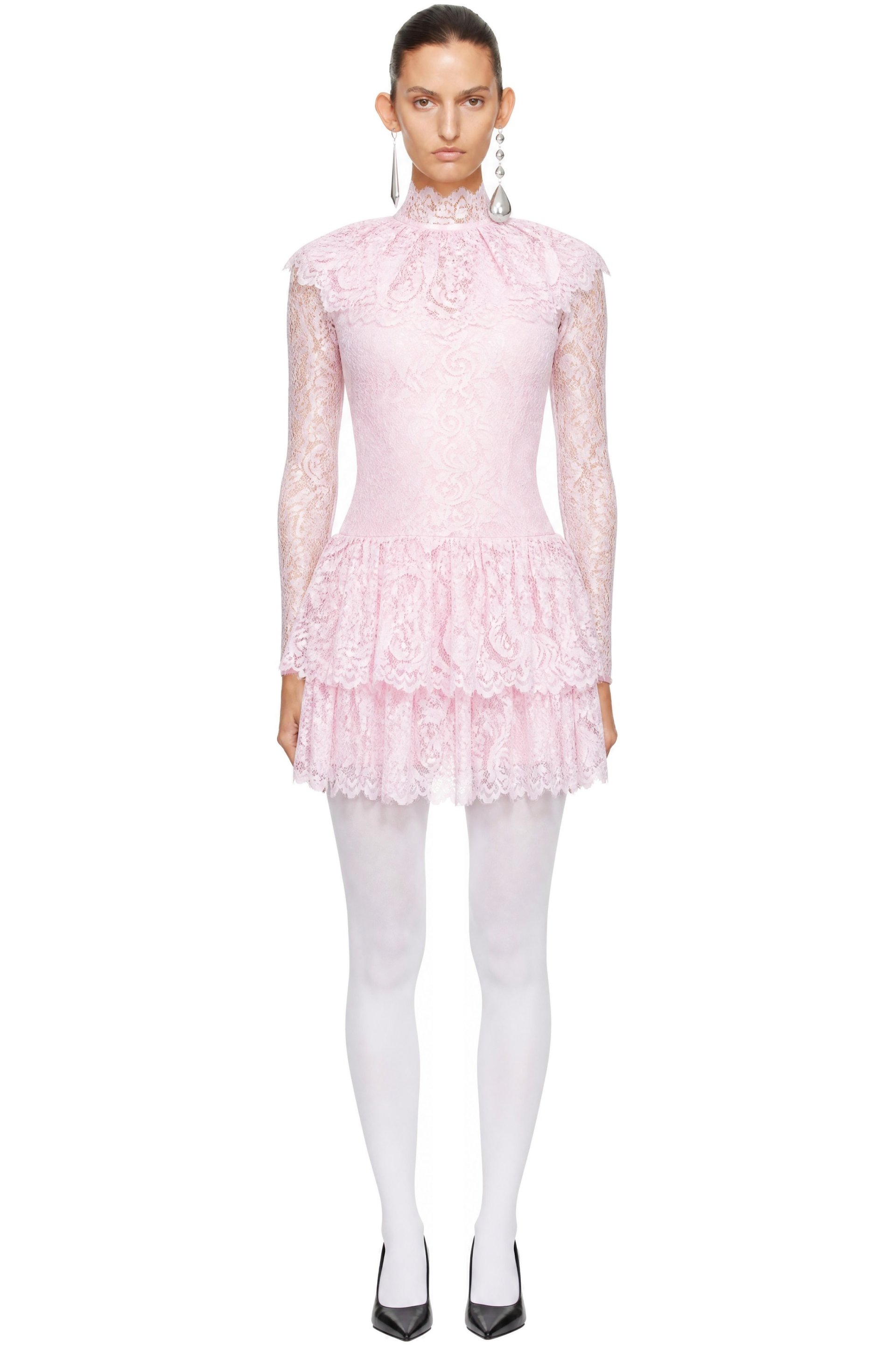 LAURA ANDRASCHKO - Robe midi Teatime rose