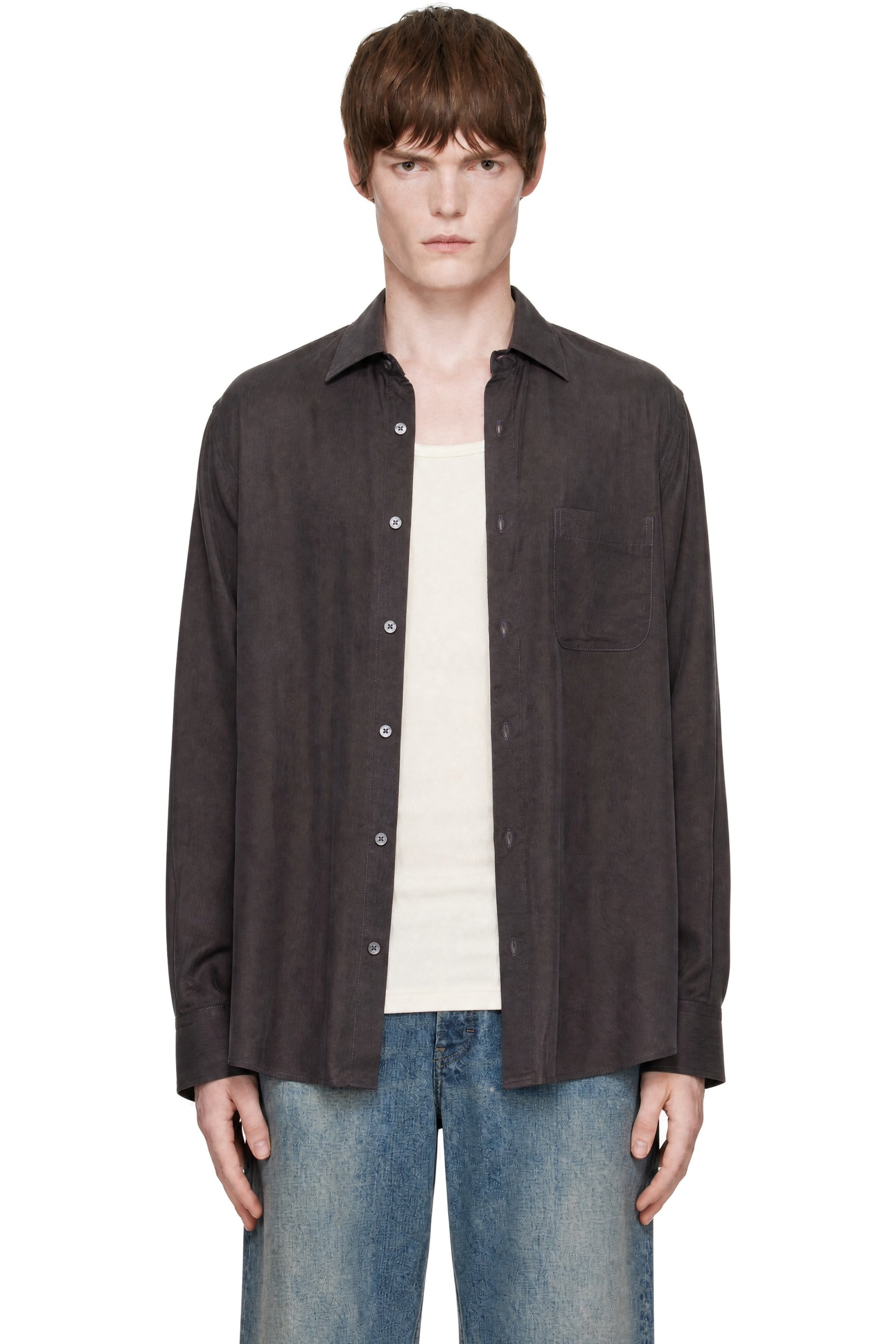 colbo - Chemise Pen brune