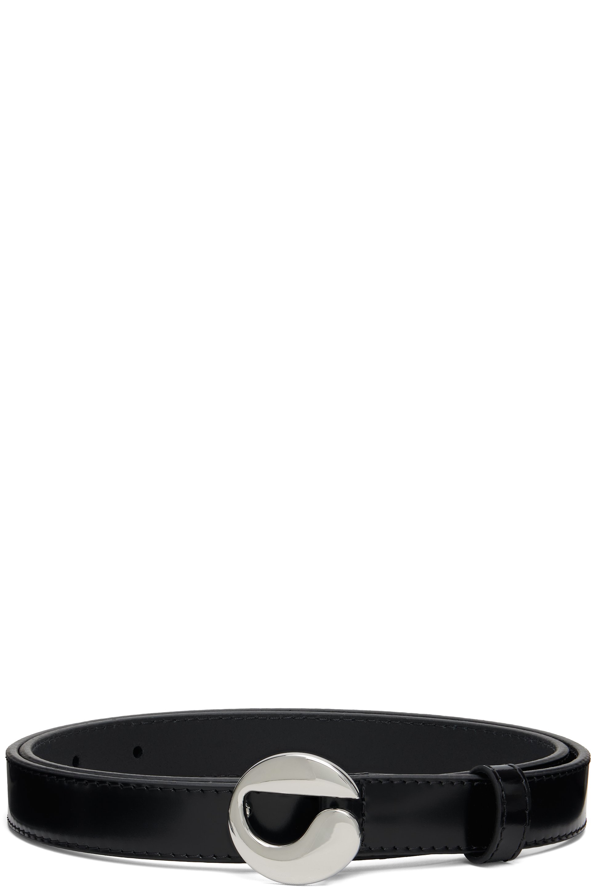 Coperni - Black Logo Skinny Belt