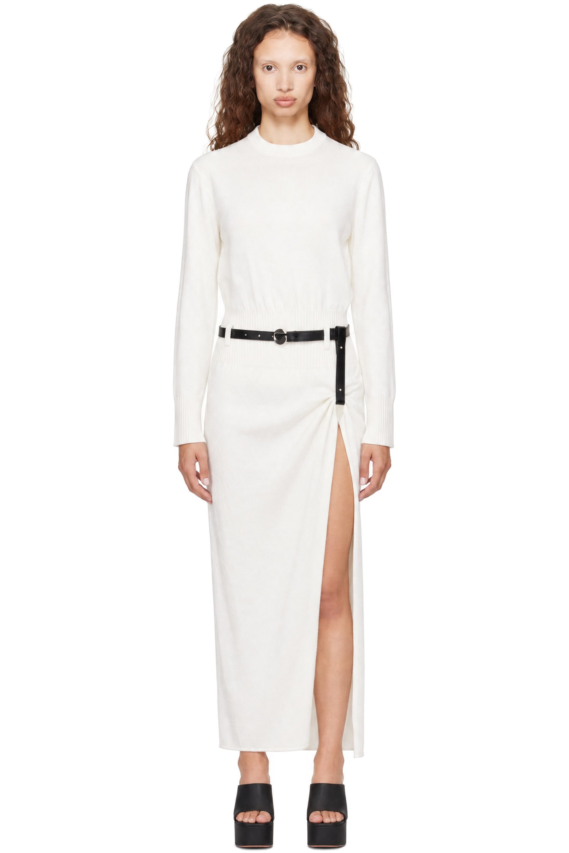 Coperni - Off-White Suspended Knit Maxi Dress