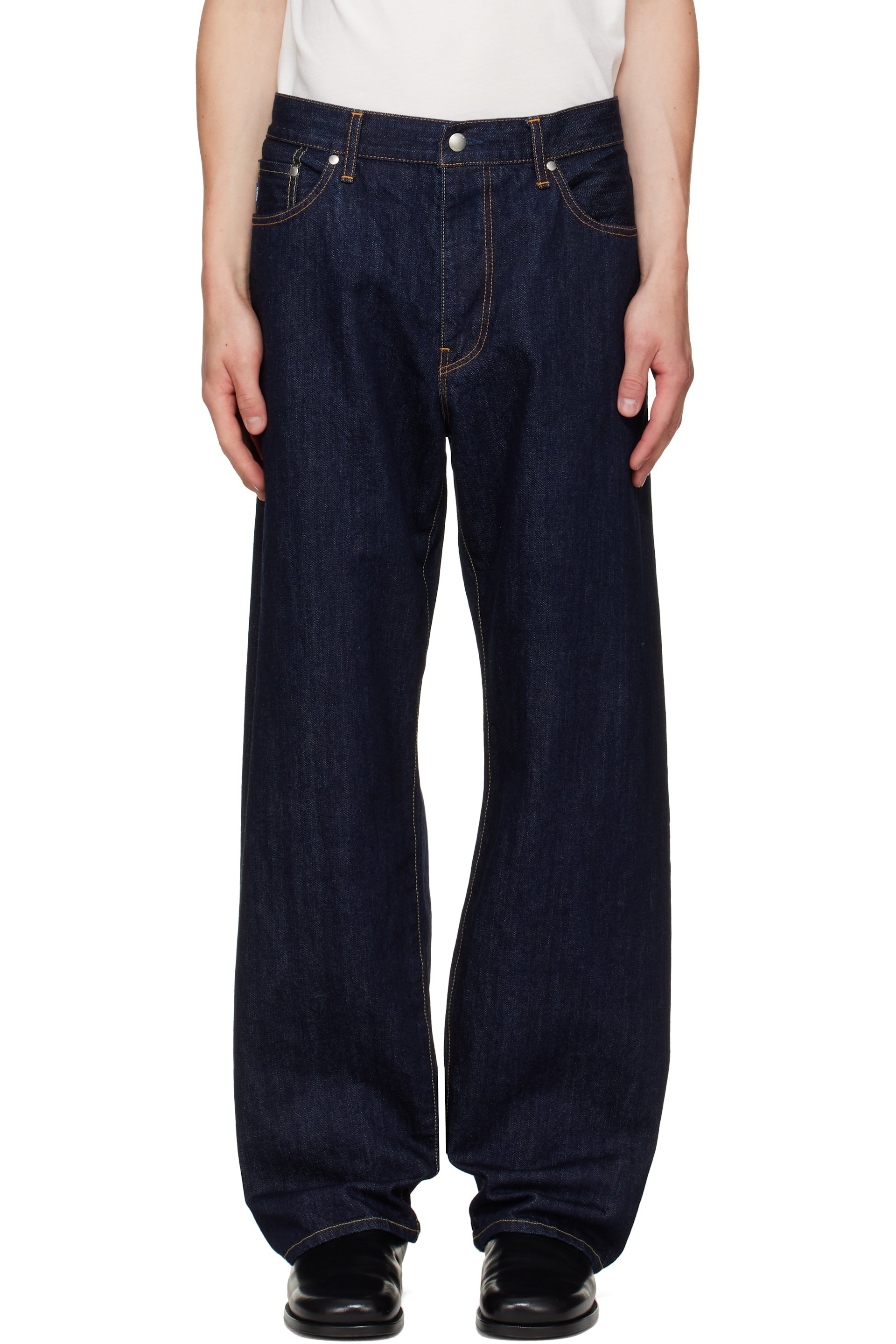 vowels - Blue Baggy Jeans