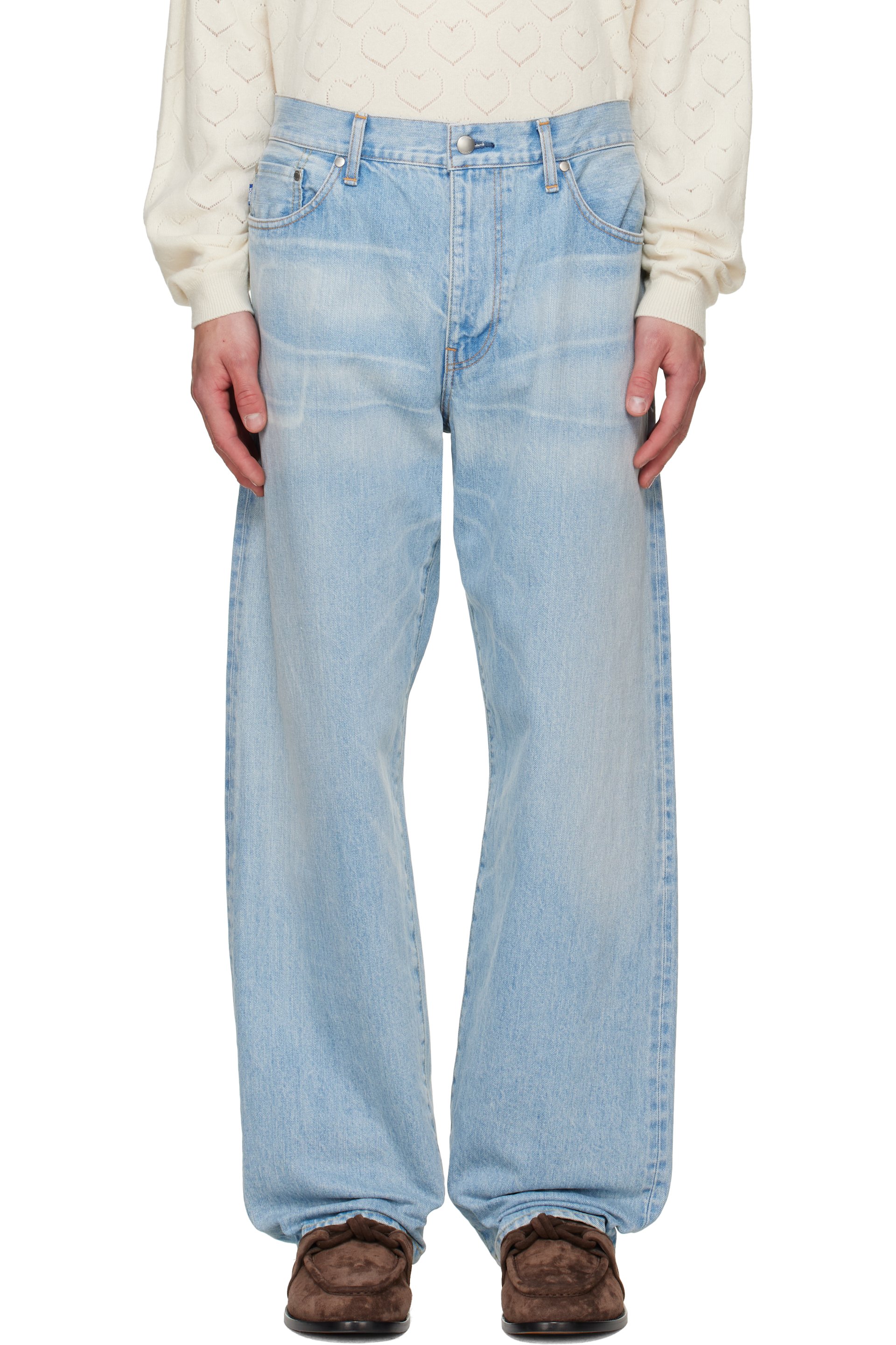vowels - Blue Baggy Jeans