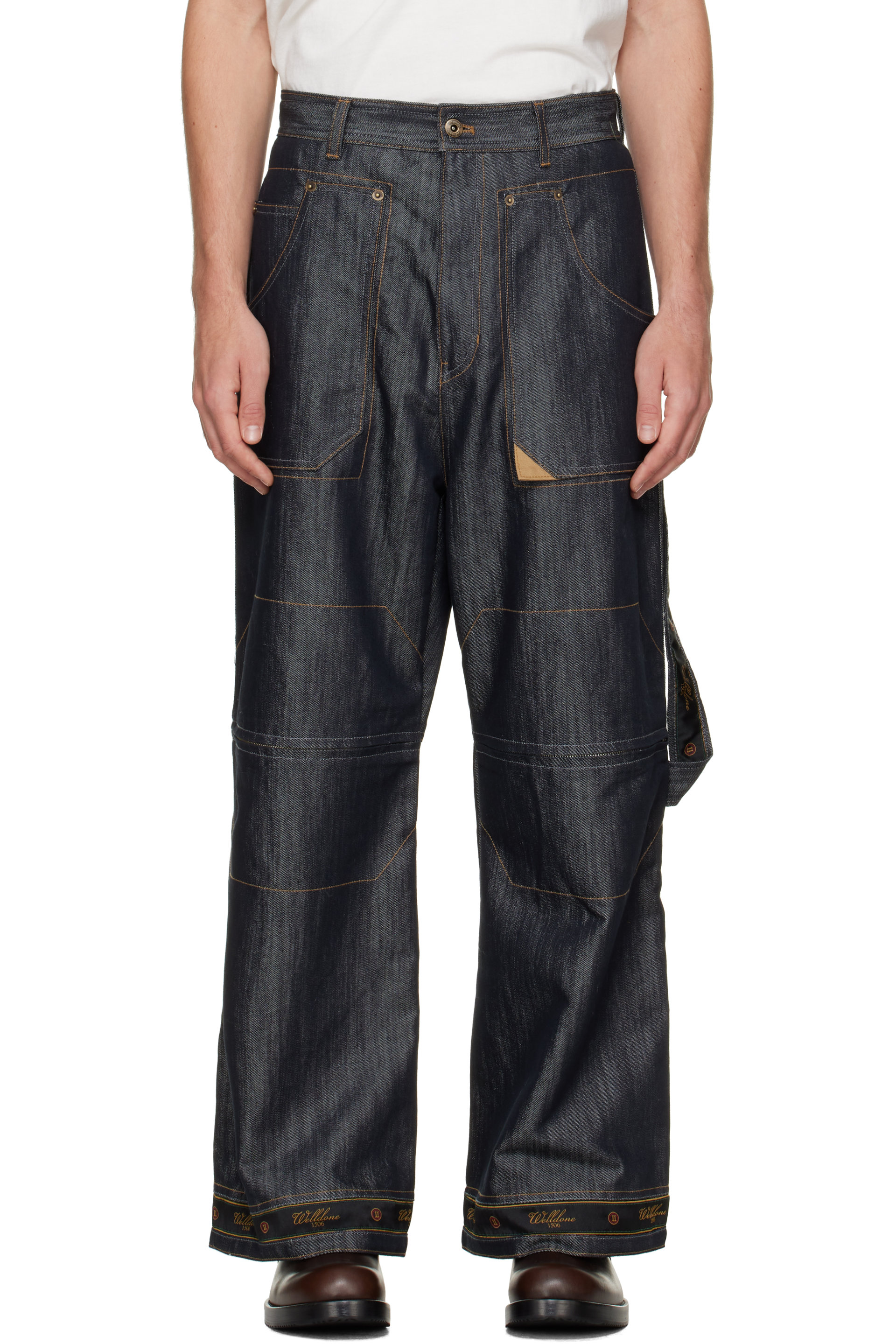 We11done - Navy Old School Denim Jeans