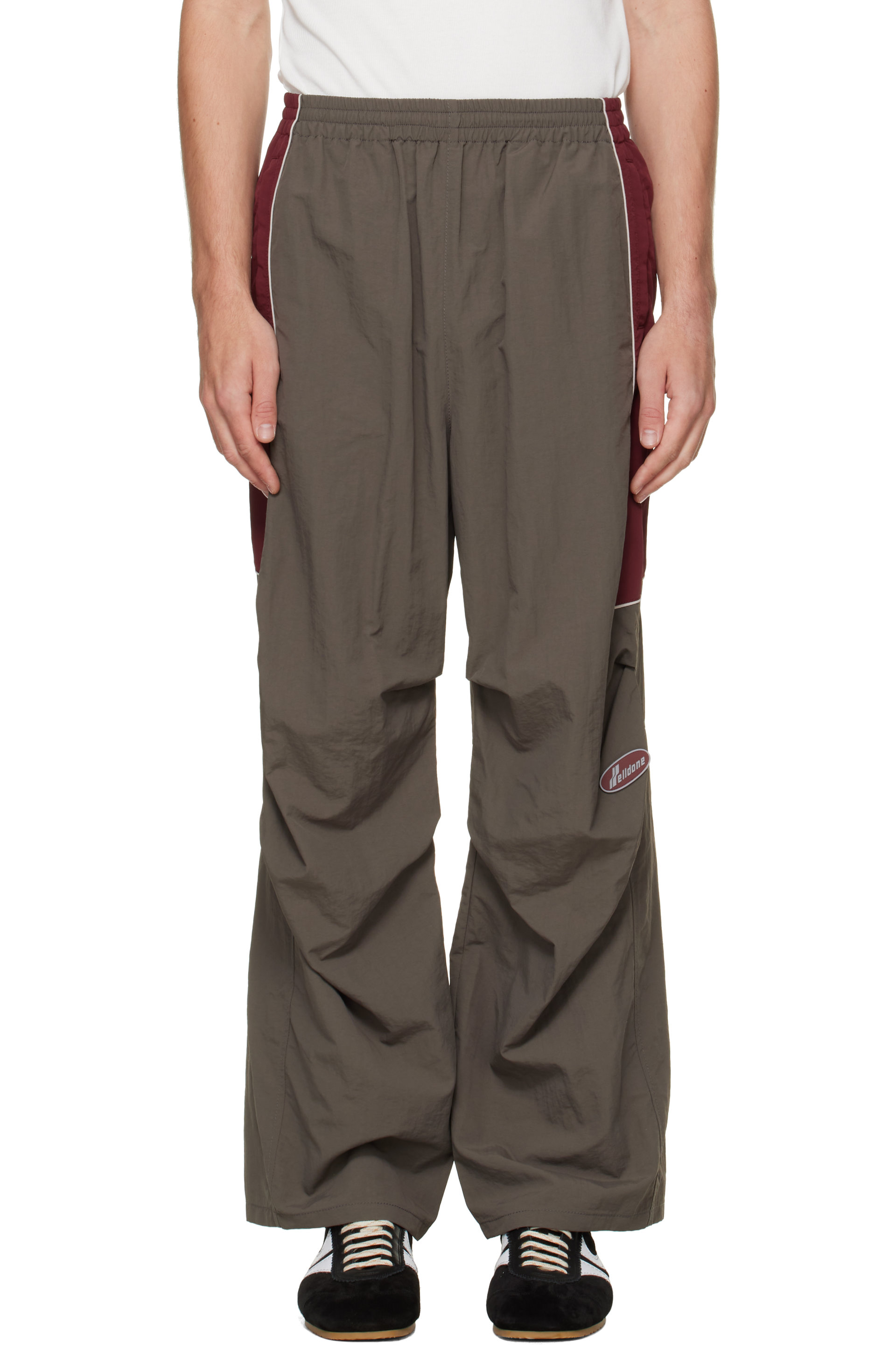 We11done - Gray Sporty Track Pants