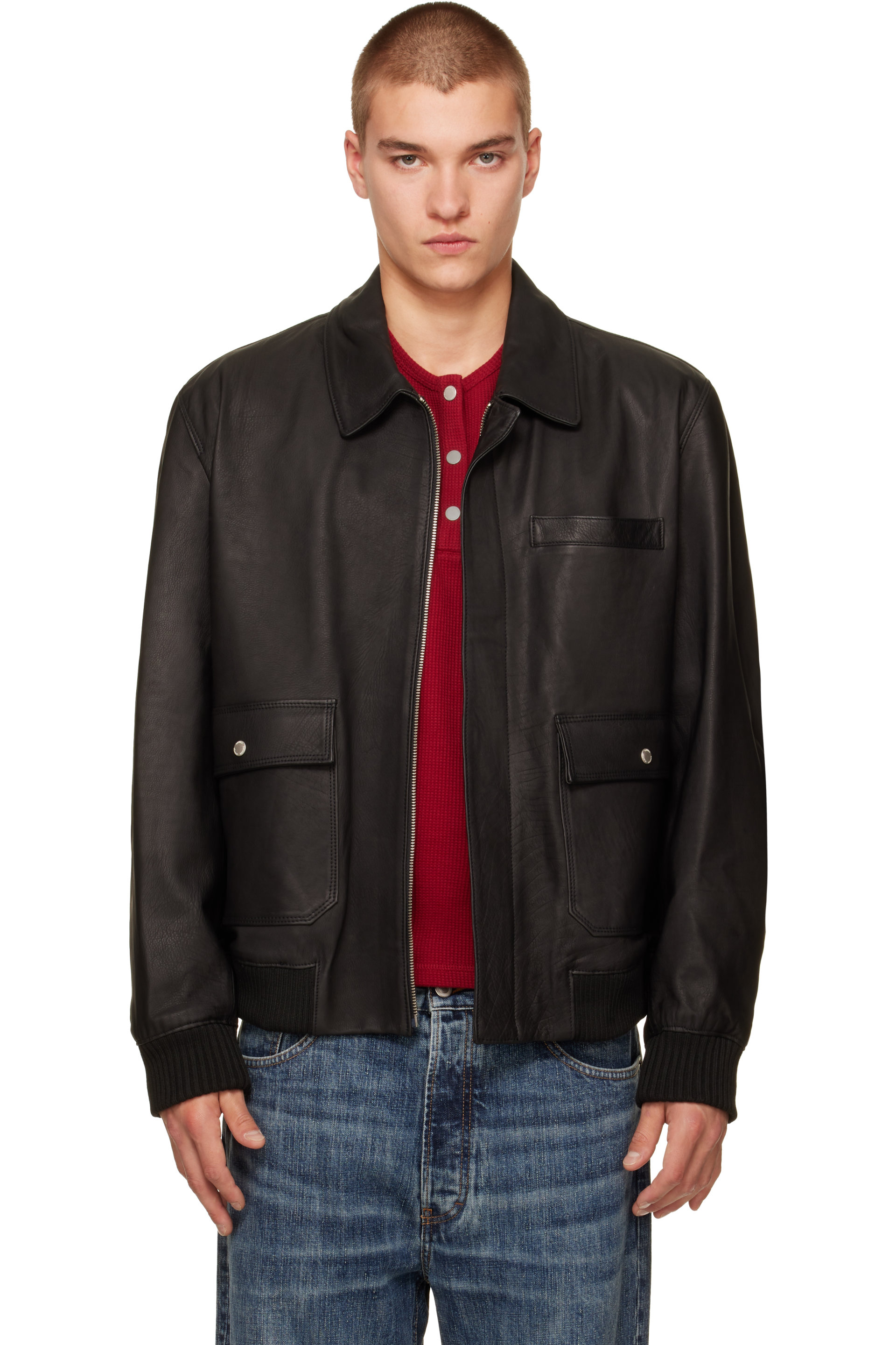 CARRER - Black Coda Leather Jacket