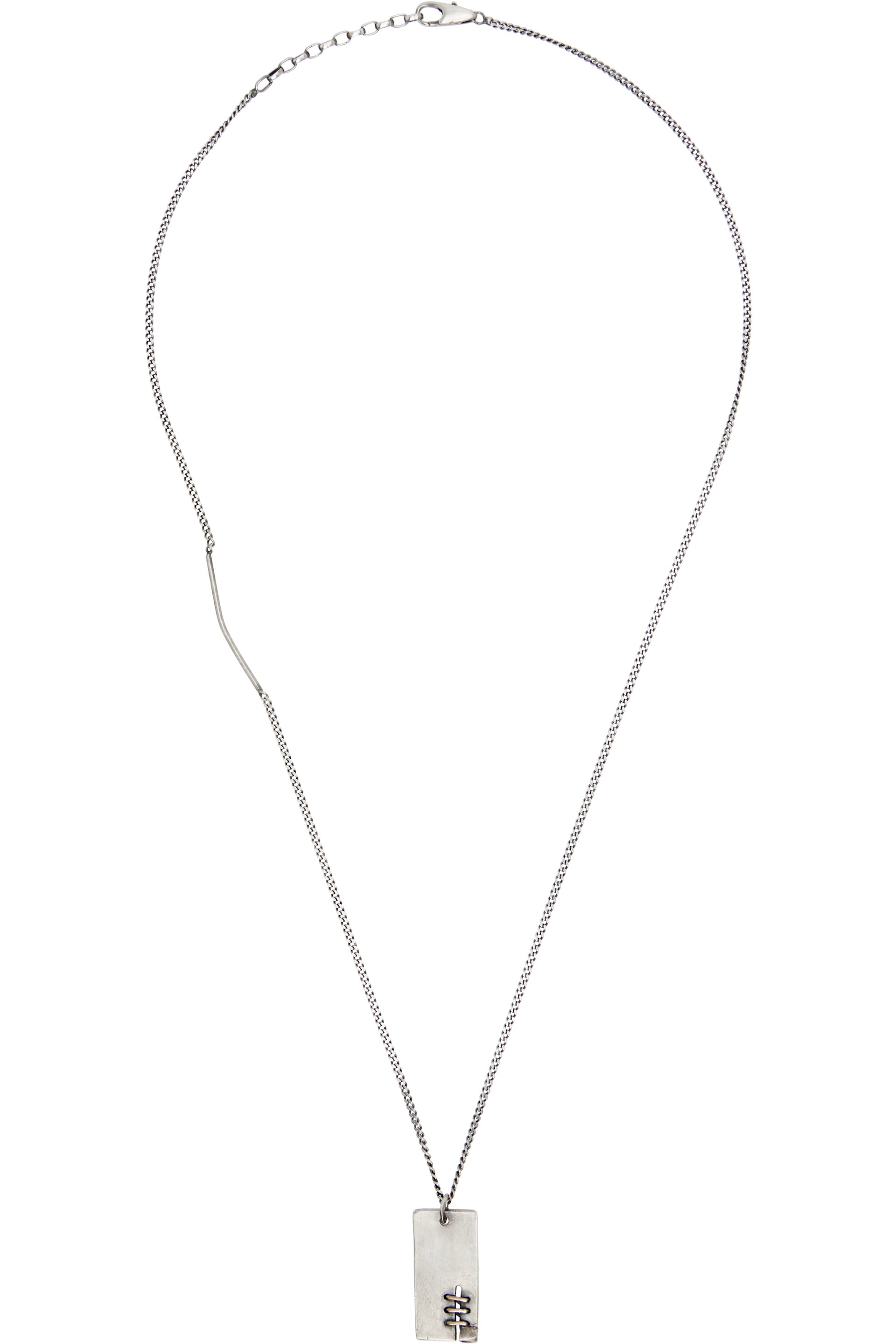 title of work - Collier à pendentif de style plaque d'identité