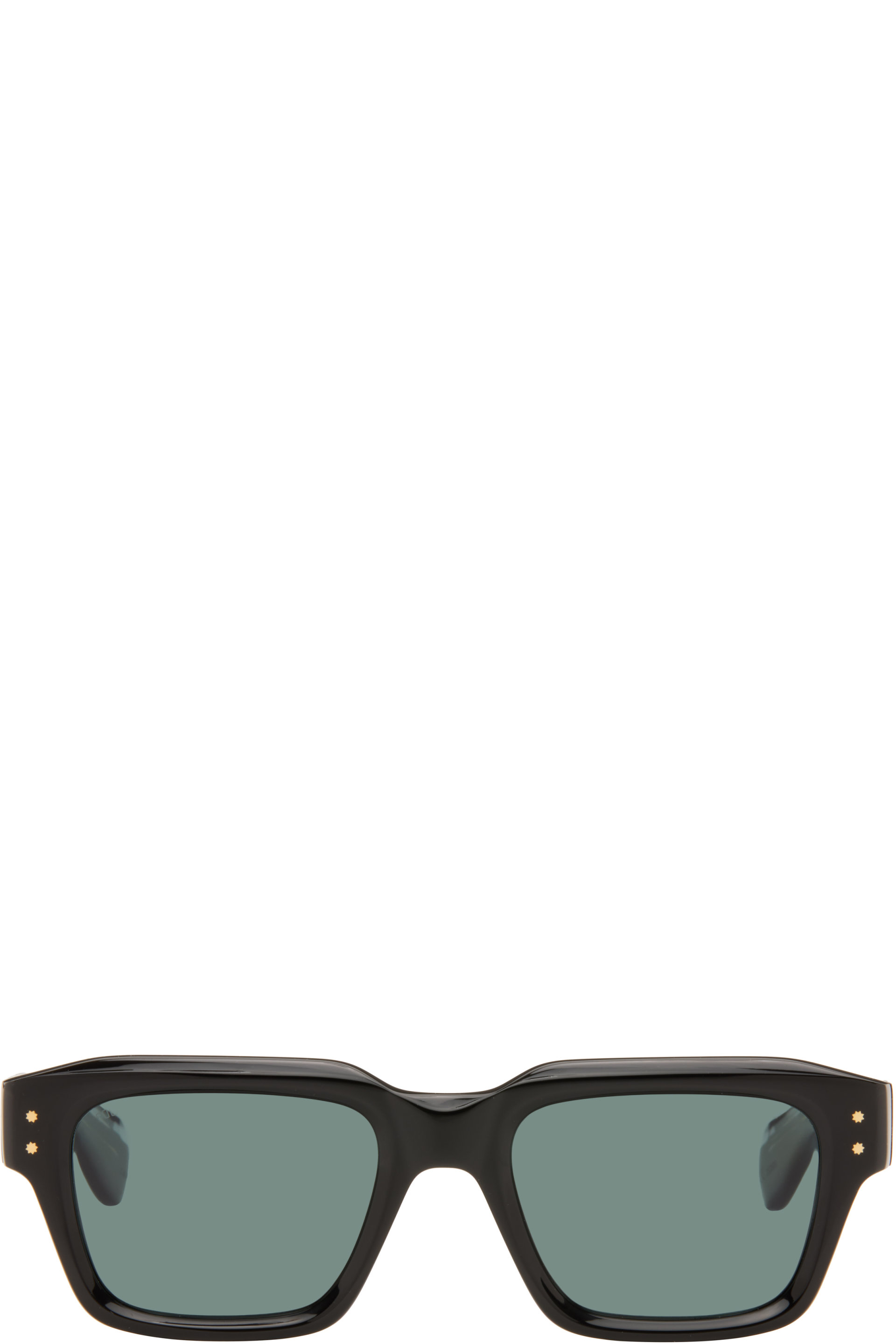 Cutler and Gross - ブラック 1432 Square Polarised サングラス