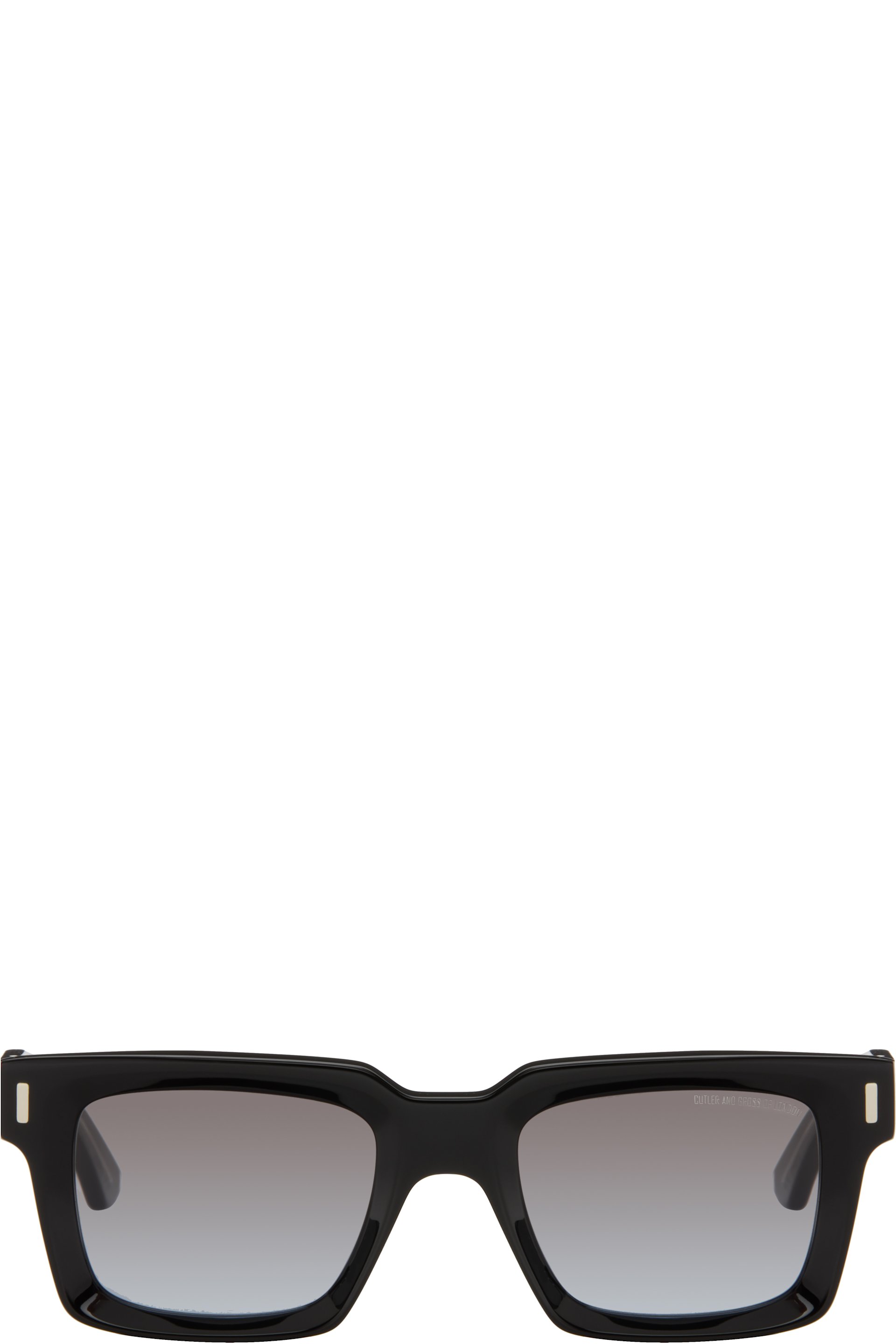 Cutler and Gross - Black 1386 Square Sunglasses