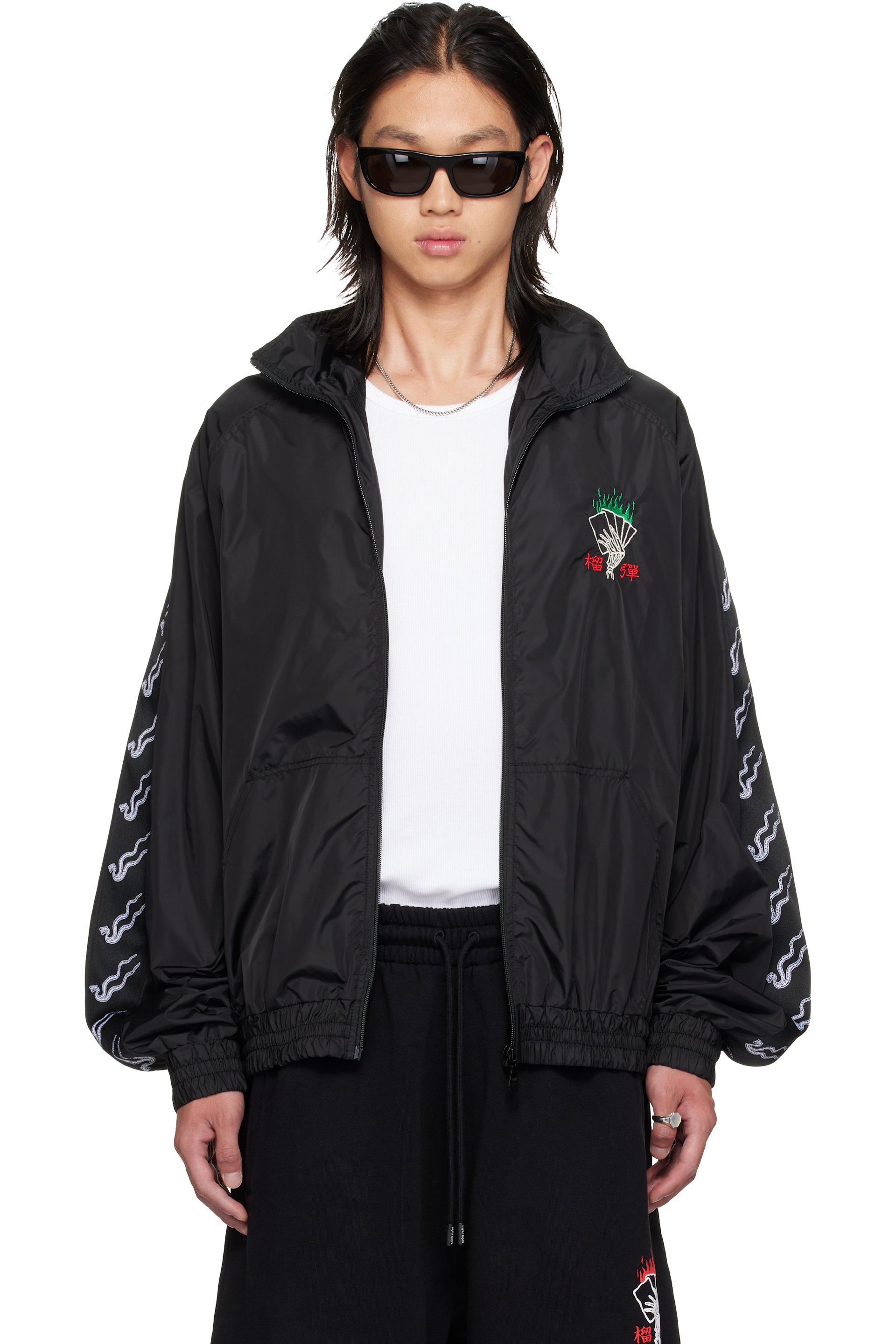 LU'U DAN - Black Blacklisted LD Windbreaker Jacket