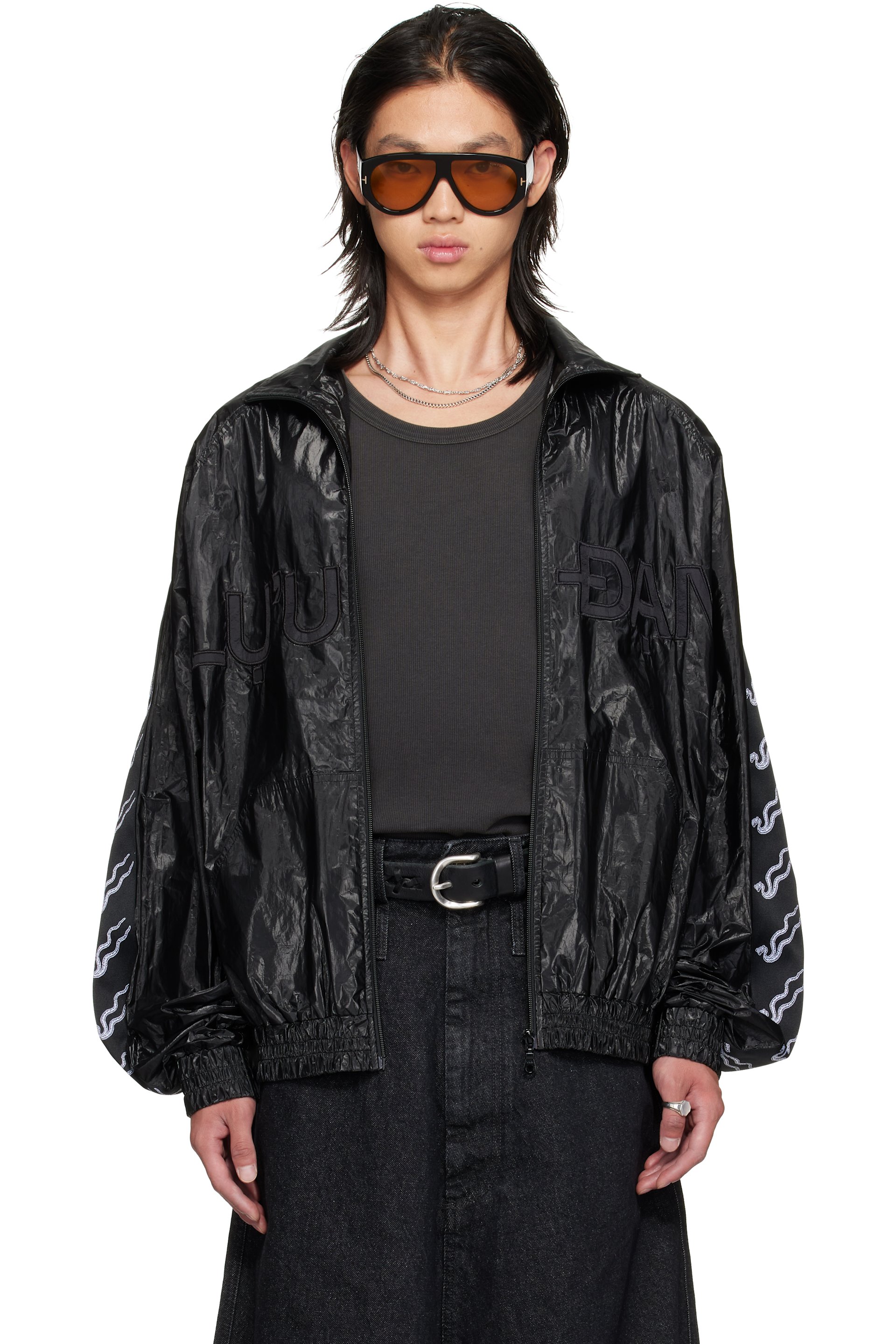 LU'U DAN - Black LD Windbreaker Jacket