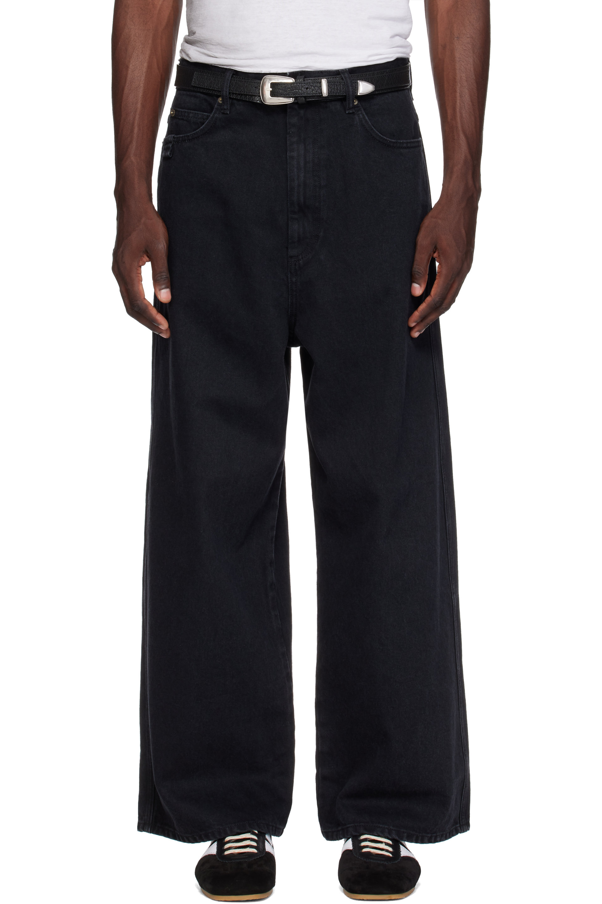 LU’U DAN - Jean Blacklisted Blue Collar noir