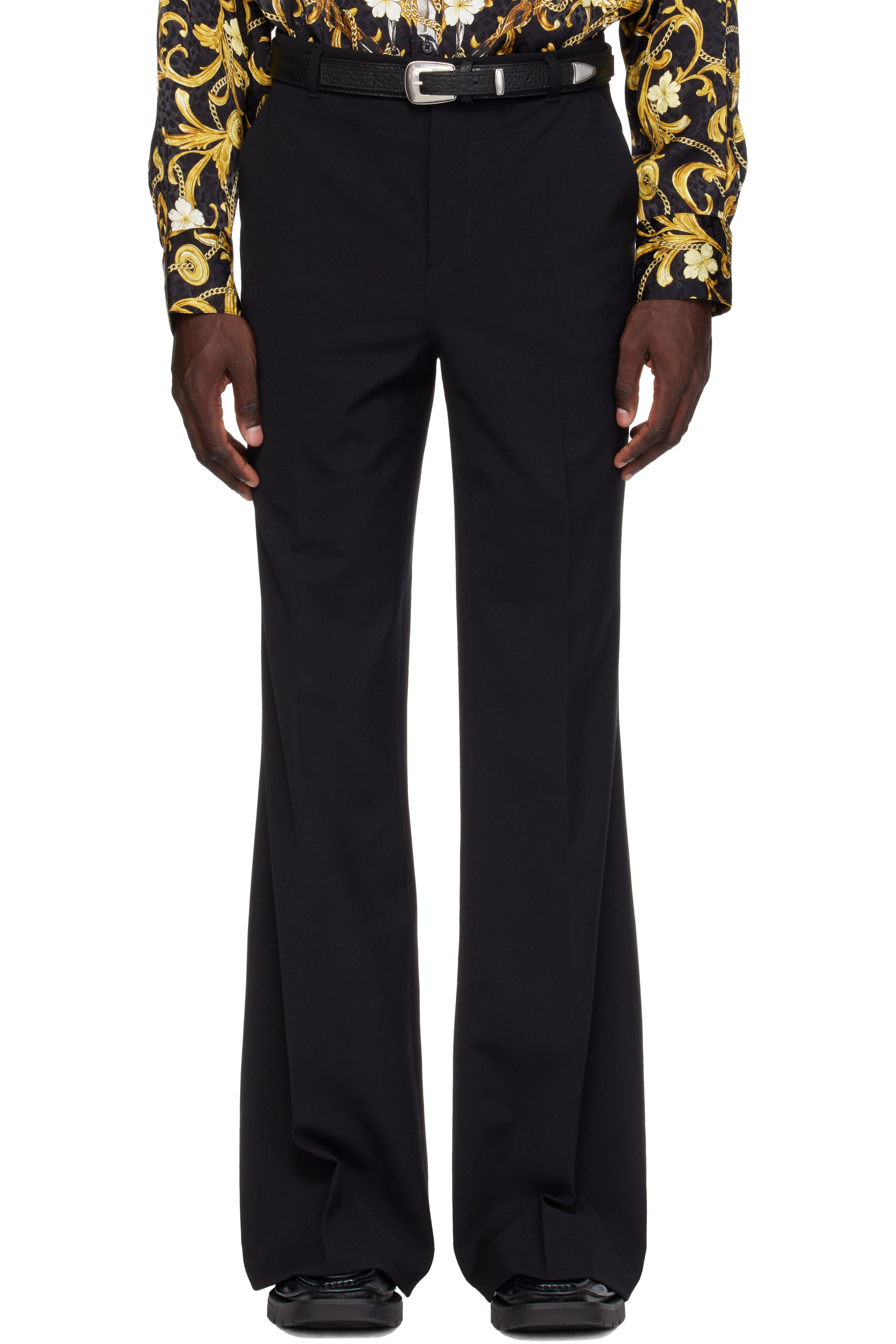LU’U DAN - Pantalon LU'U Bells noir à pattes d'éléphant