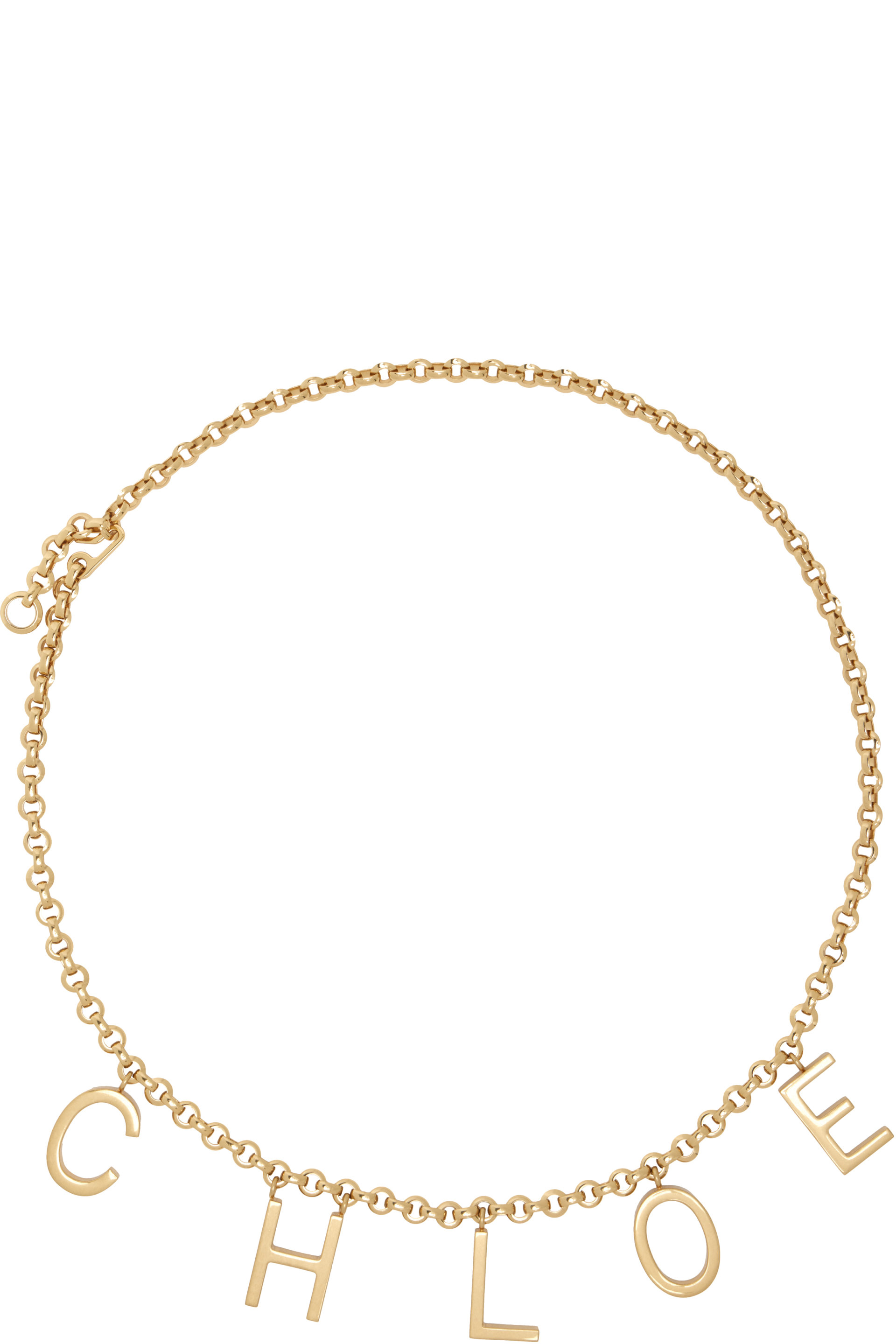 Chloé - Gold 'The Chloé Letters' Belt