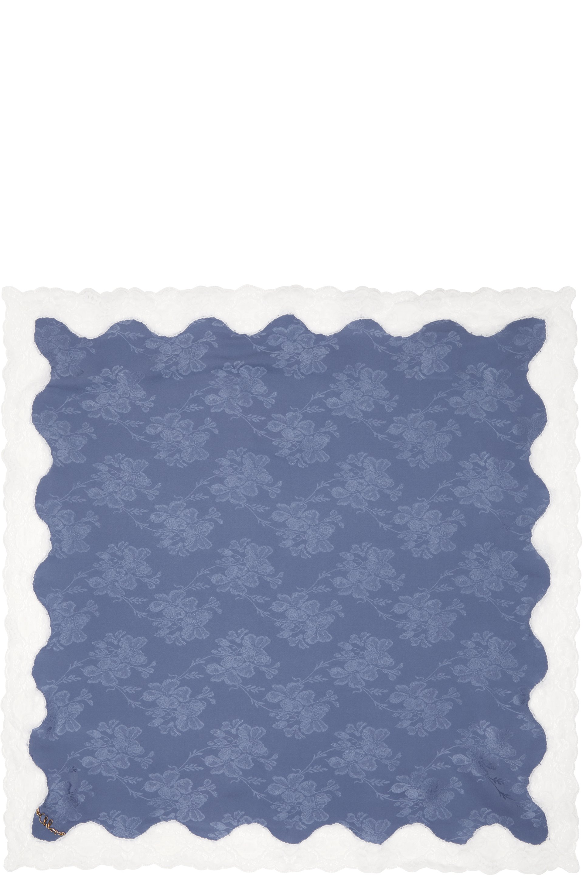 Chloé - Blue 'The Chloé Poetic' Square Scarf