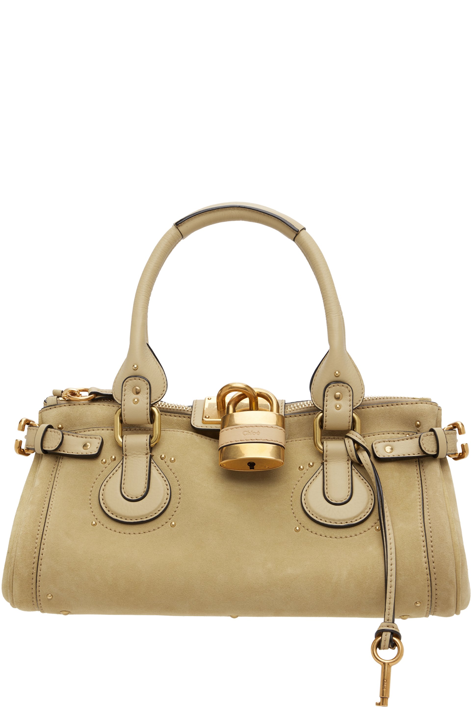Chloé - Beige Paddington Suede Bag