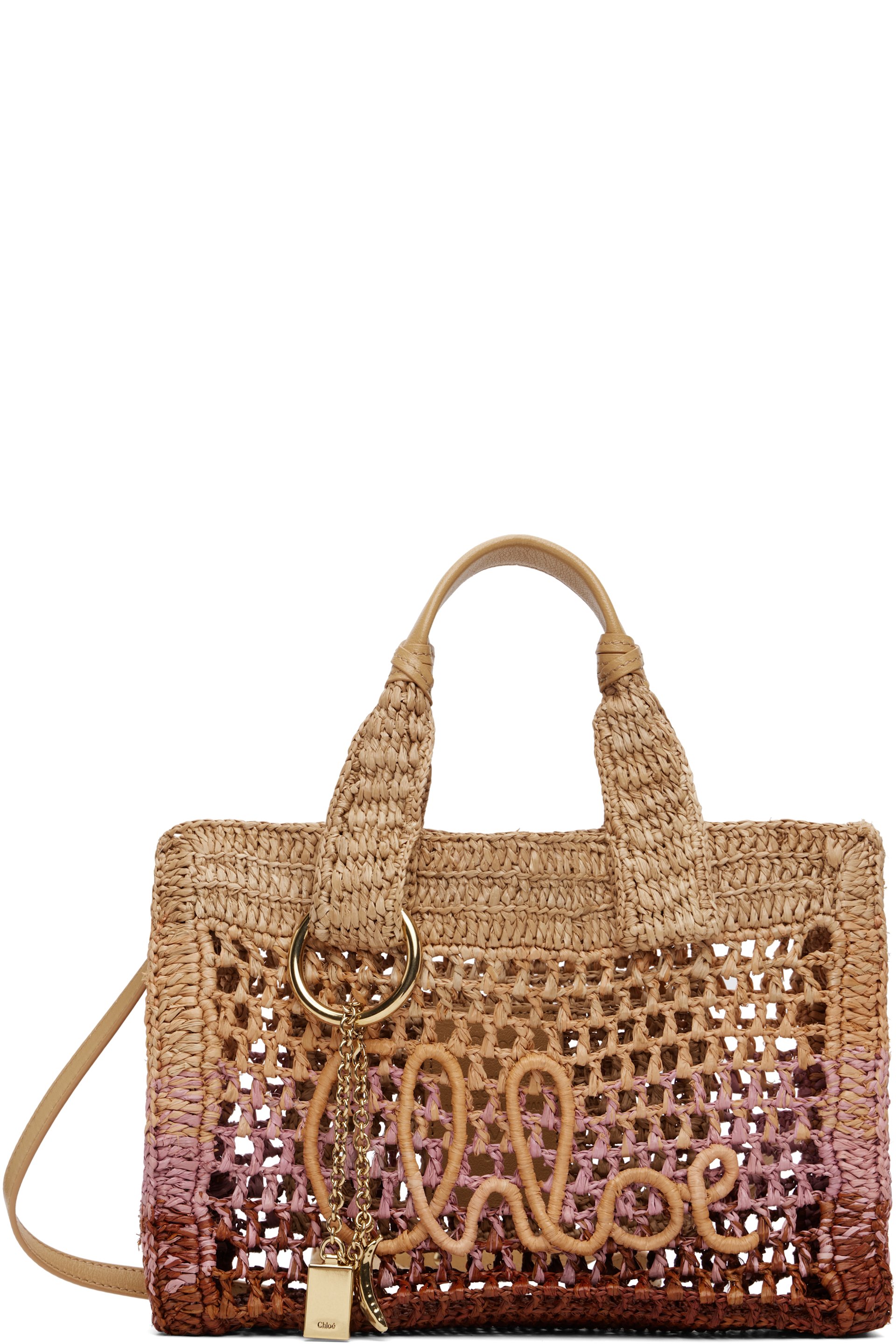 Chloé - Tan Small Summer Banana East-West Tote