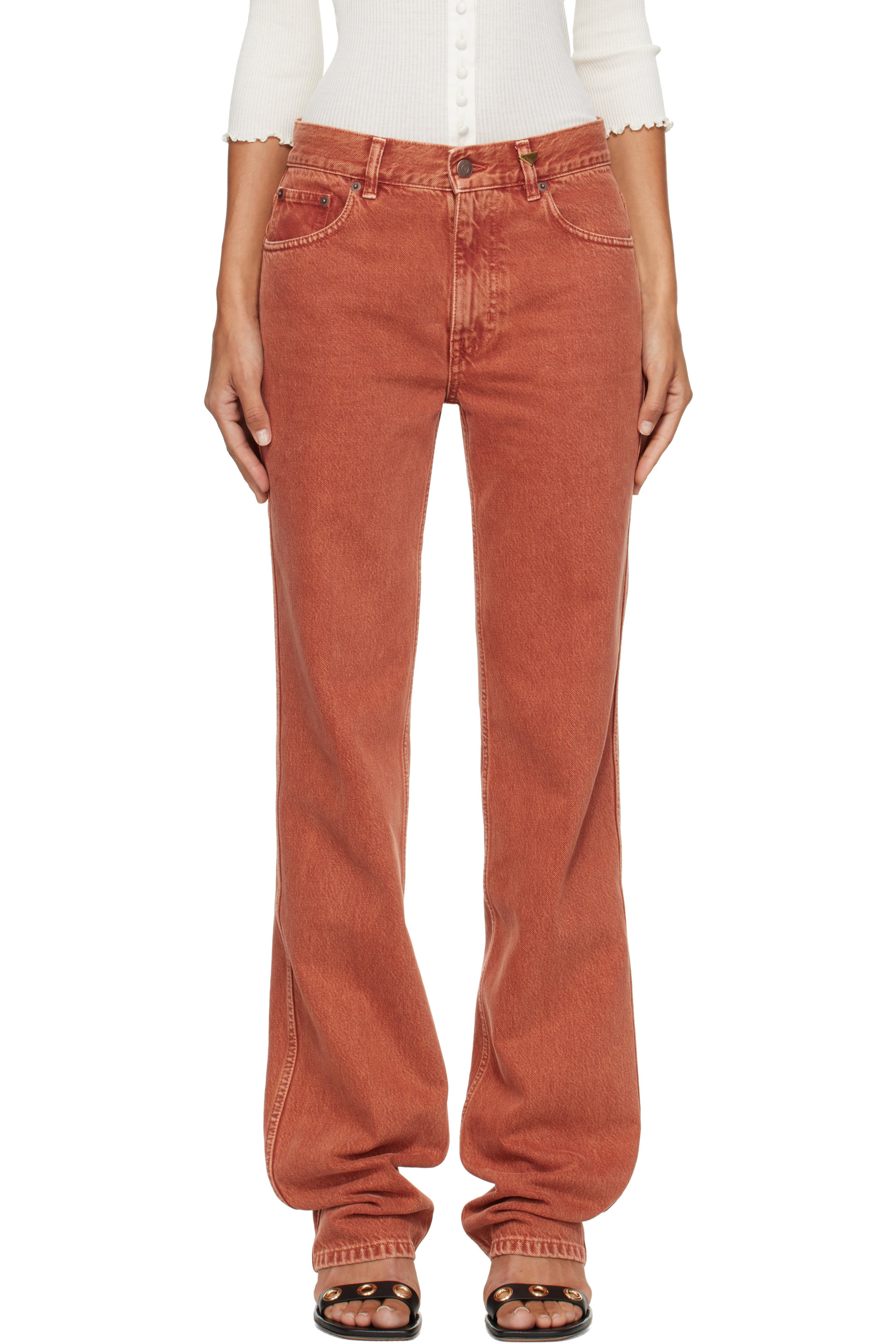 Chloé - Brown Straight Jeans