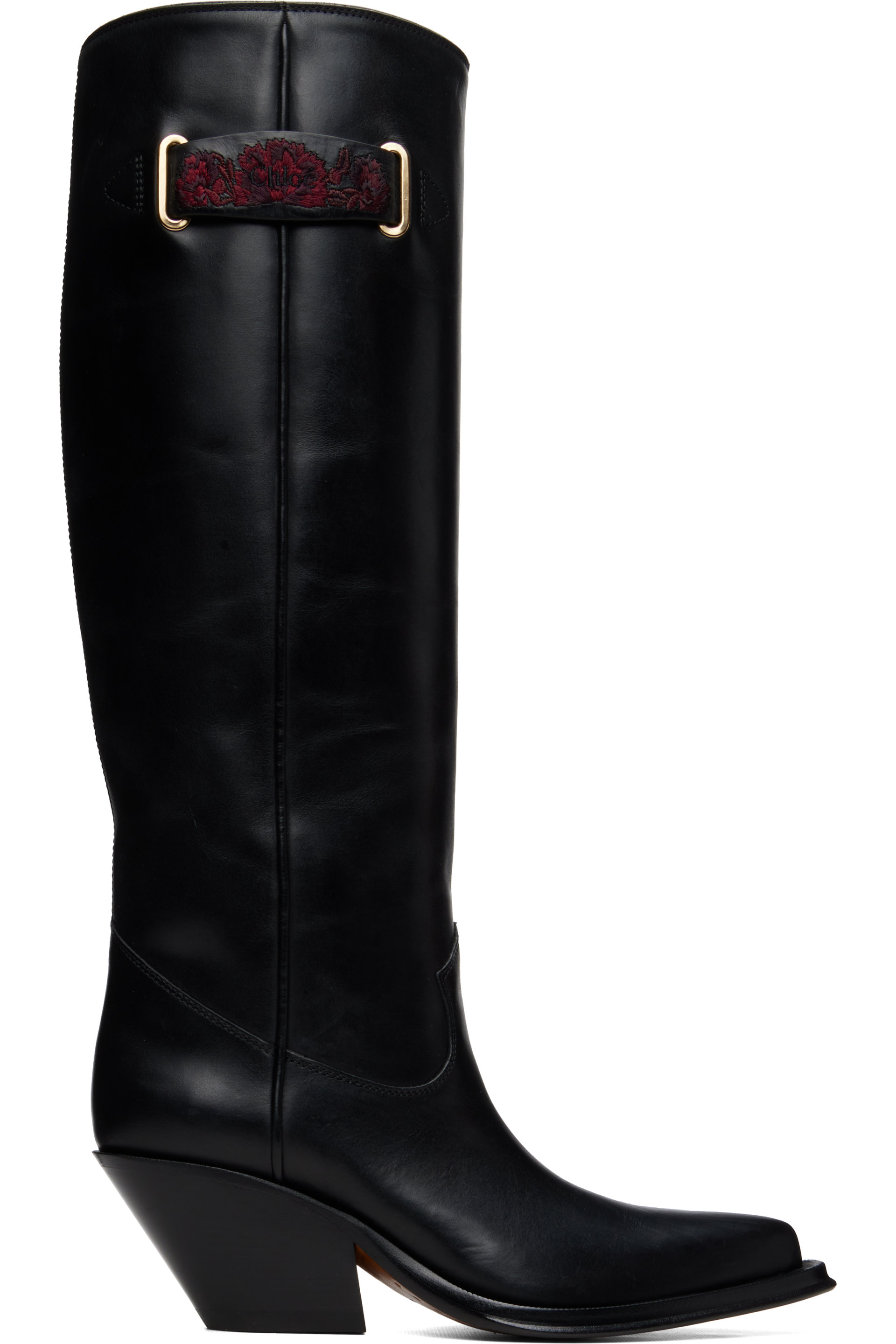 Chloé - Black Azelan Tall Boots