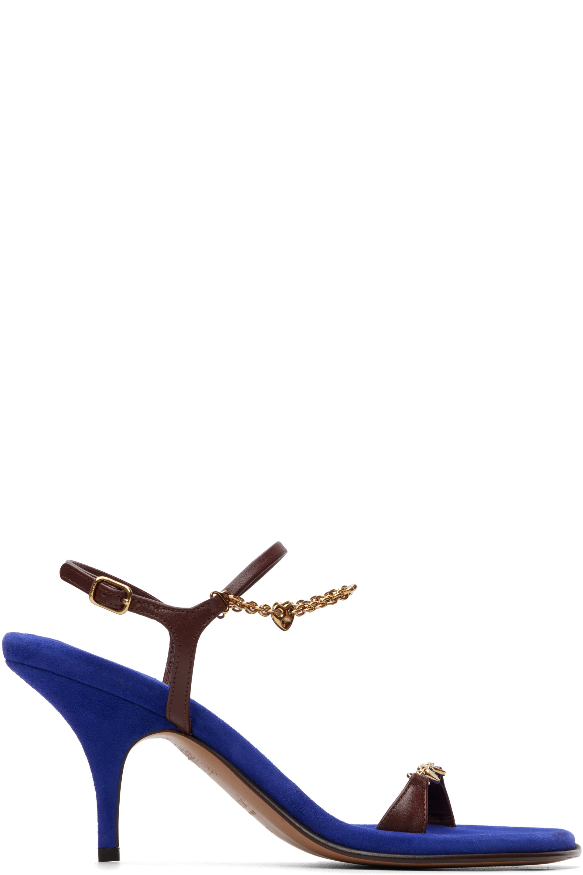 Chloé - Blue Zia Heeled Sandals
