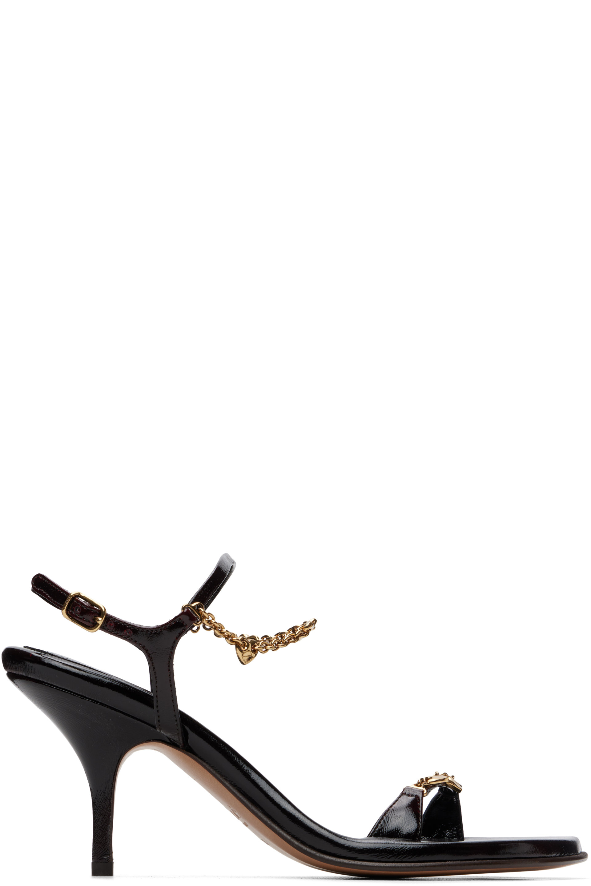 Chloé - Brown Zia Heeled Sandals