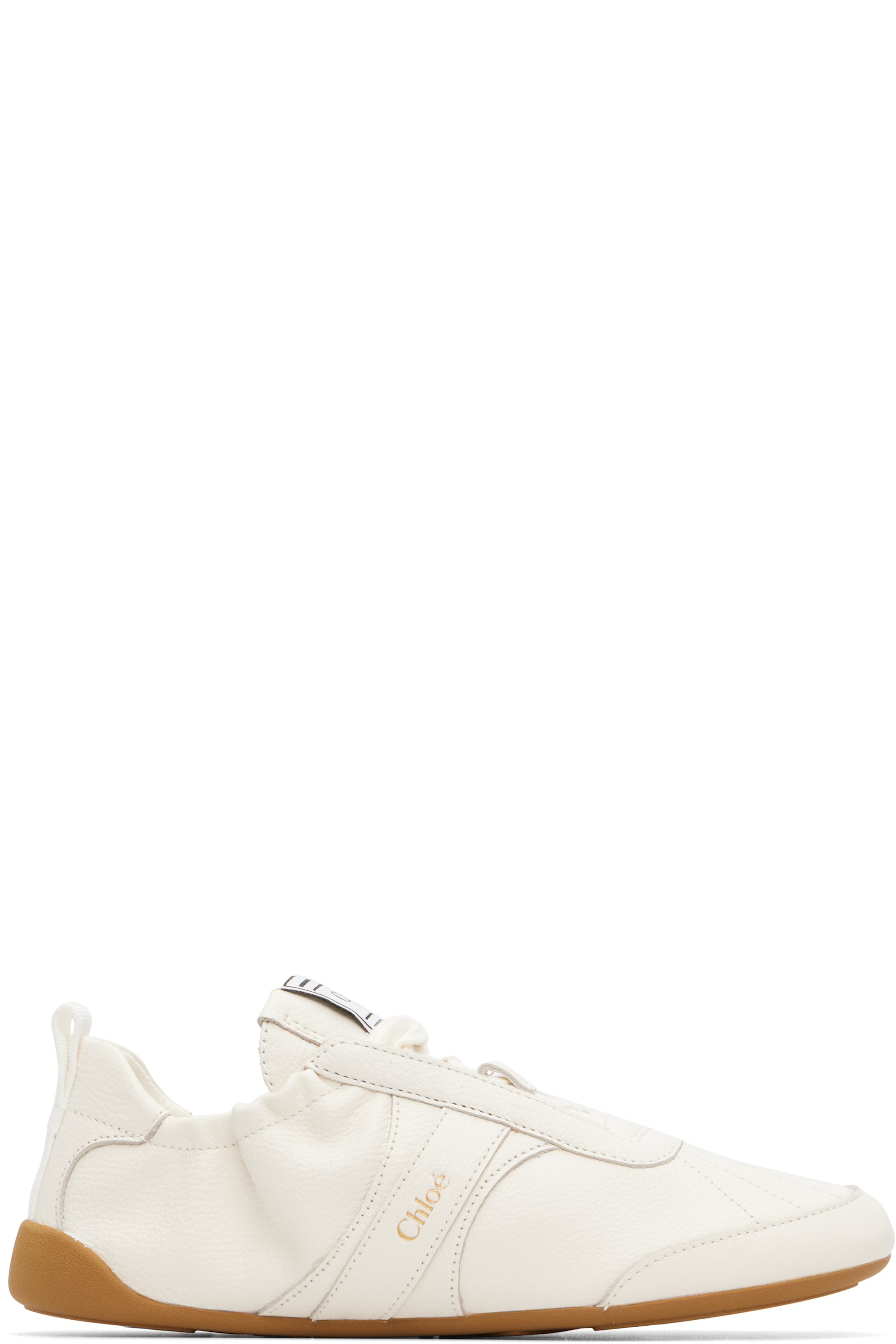 Chloé - Off-White 'Chloé Kick' Sneakers