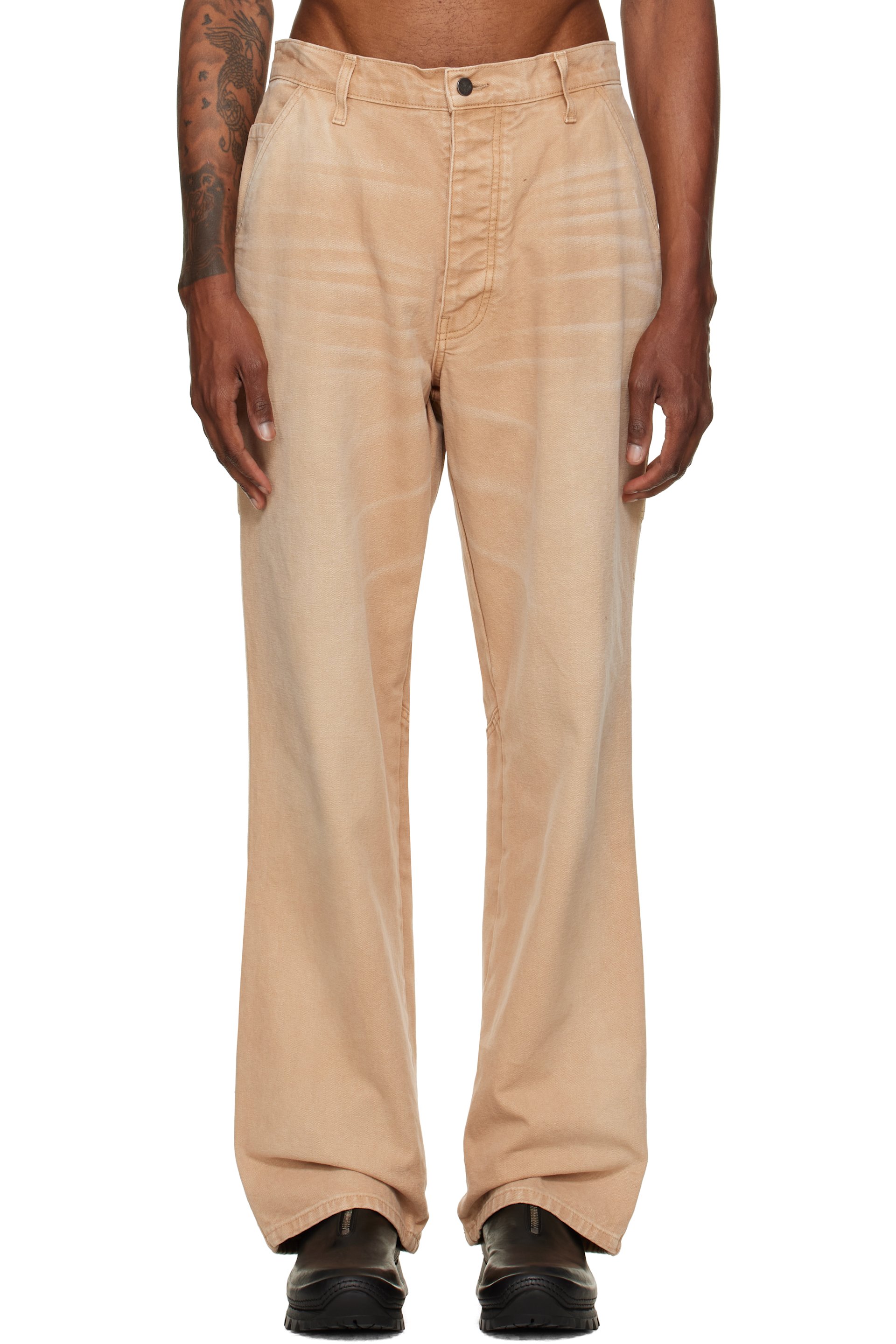 ALEXANDER DIGENOVA - Tan Underground Cargo Pants